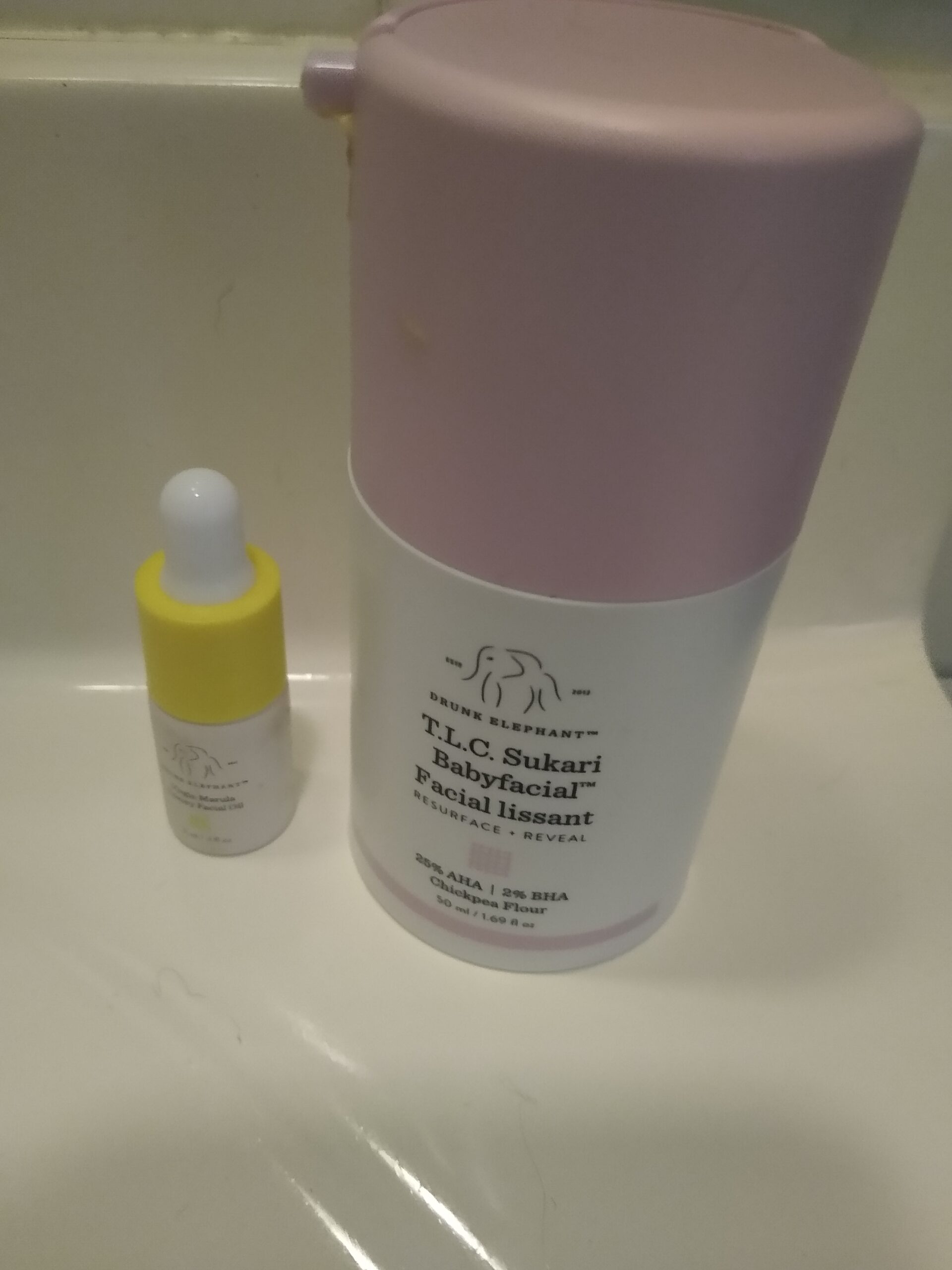 Drunk Elephant T.L.C. Sukari Babyfacial - Exfoliating Face Mask - Clean Clinical Skincare - Cruelty-Free - Dermatologist-Tested - Free of Essential Oils, Silicones, and Fragrance Customer Review Drunk Elephant T.L.C. Sukari Babyfacial - Exfoliating Face Mask - Clean Clinical Skincare - Cruelty-Free - Dermatologist-Tested - Free of Essential Oils, Silicones, and Fragrance - Customer Photo 2