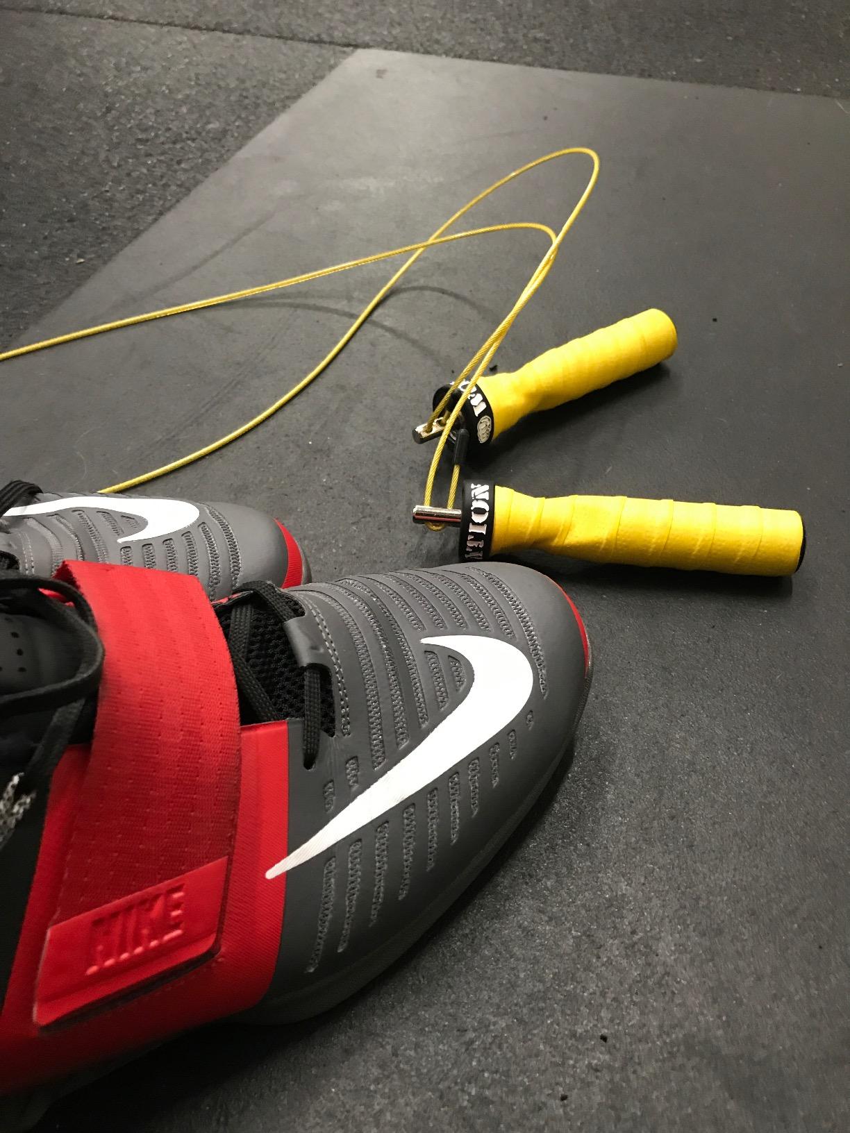 WOD Nation Attack Speed Jump Rope : Adjustable Jumping Ropes : Unique Two Cable Skipping Workout System : One Thick and One Light 11 Foot Cable : Perfect for Double Unders : Men and Women Customer Review WOD Nation Attack Speed Jump Rope : Adjustable Jumping Ropes : Unique Two Cable Skipping Workout System : One Thick and One Light 11 Foot Cable : Perfect for Double Unders : Men and Women - Customer Photo 2