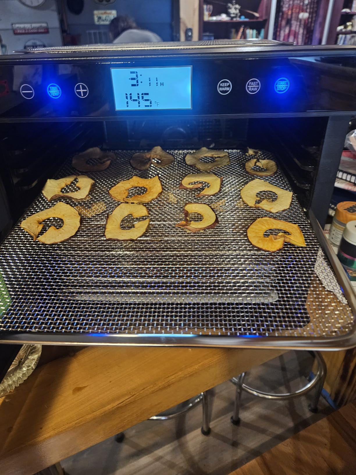 Magic Mill Premium Food Dehydrator Machine (15 Extra-Large Stainless Steel Trays) 800W Dryer for Beef Jerky, Fruits, Vegetables, Dog Treats, 48 Hour Digital Timer - 95°-167° Temperature Control - Customer Photo 1