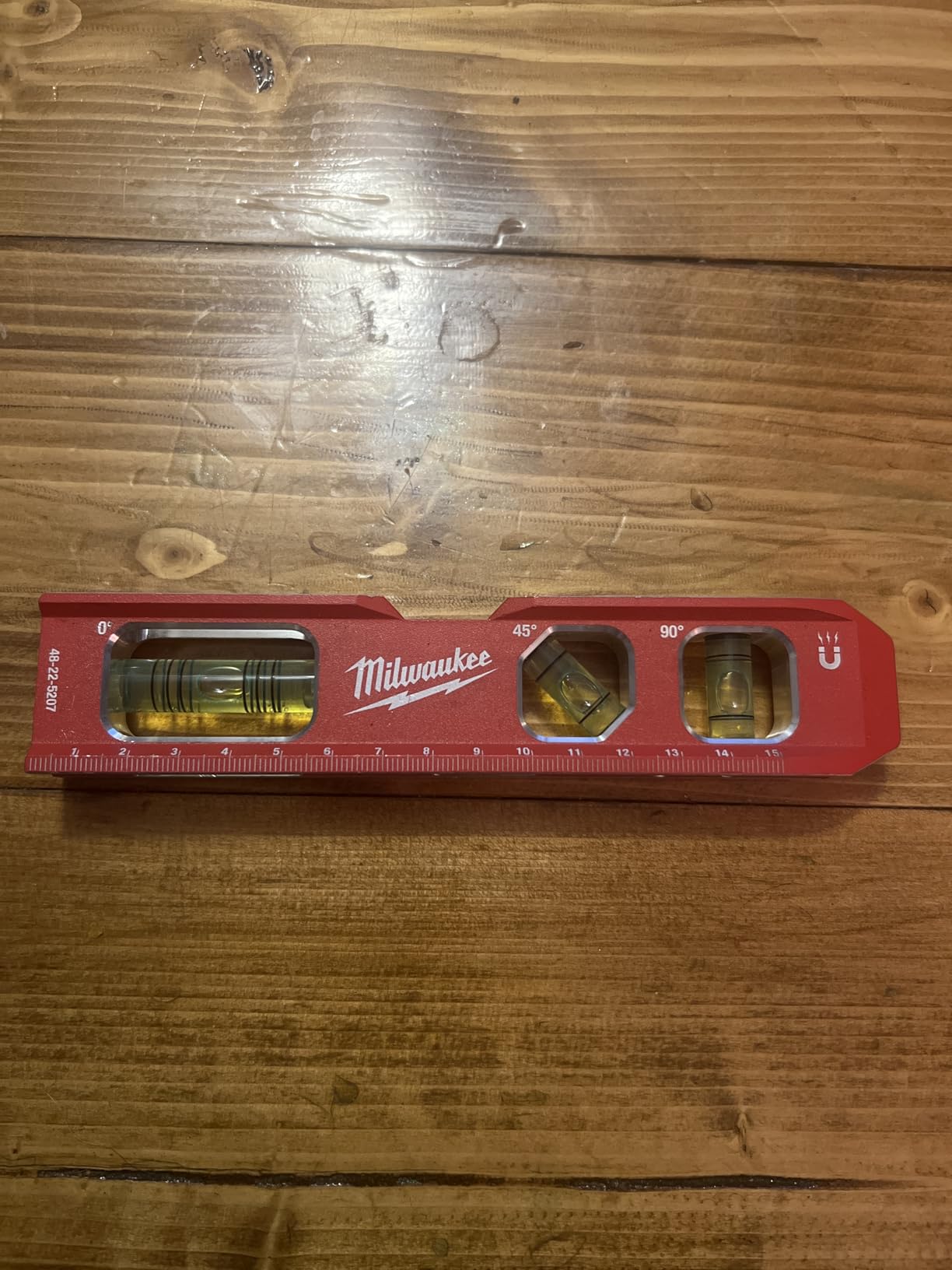 Milwaukee 4932459097 Billet Torpedo Level, Red/Black - Customer Photo 1