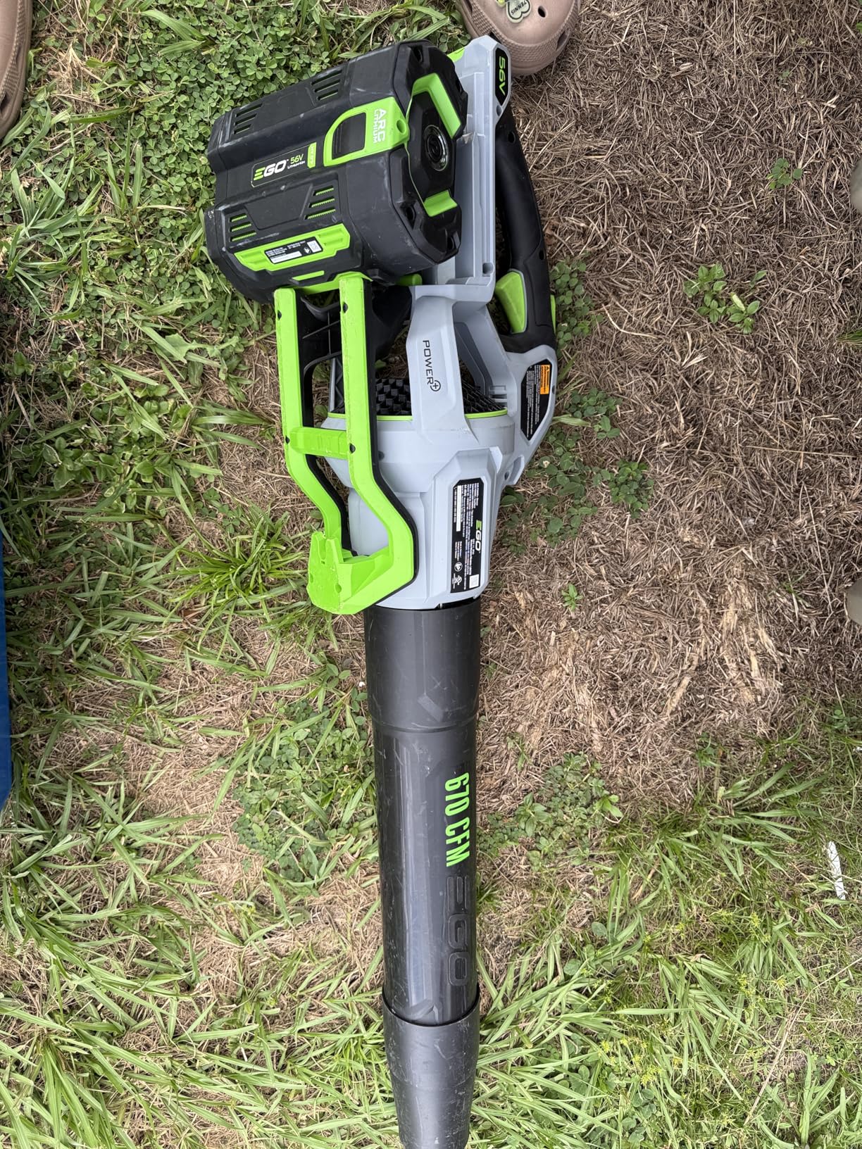 EGO POWER+ Leaf Blower, Cordless Electric 530 CFM, Includes 56V 2.5Ah Battery and Charger - LB5302 Customer Review EGO POWER+ Leaf Blower, Cordless Electric 530 CFM, Includes 56V 2.5Ah Battery and Charger - LB5302 - Customer Photo 1