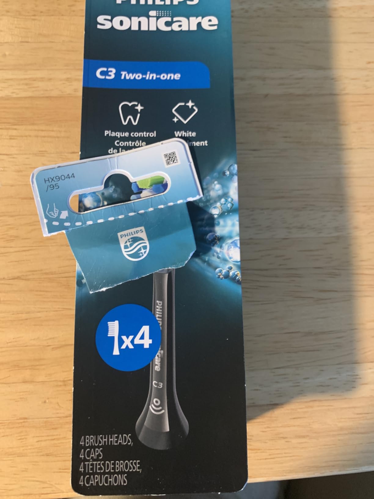 Philips Sonicare C3 Two-in-One - Genuine Replacement Electric Toothbrush Heads, White, 2 Pack, HX9042/65 Customer Review Philips Sonicare C3 Two-in-One - Genuine Replacement Electric Toothbrush Heads, White, 2 Pack, HX9042/65 - Customer Photo 1