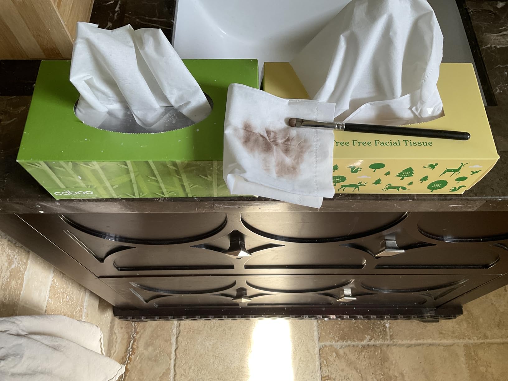 Caboo Tree Free Facial Tissue Paper, Tissue Box with 60 Sheets Per Cube, Total of 6 Cubes, 360 Total Tissues - Customer Photo 1