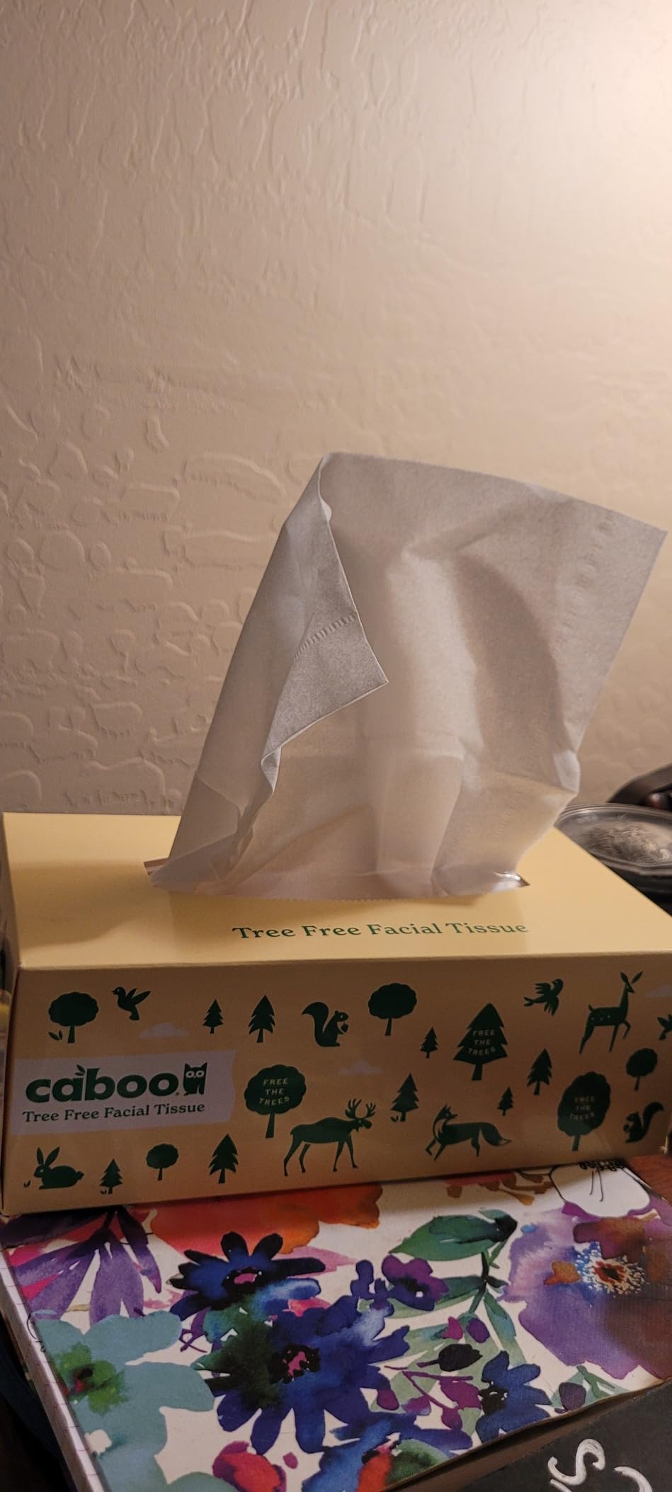 Caboo Tree Free Facial Tissue Paper, Tissue Box with 60 Sheets Per Cube, Total of 6 Cubes, 360 Total Tissues - Customer Photo 2