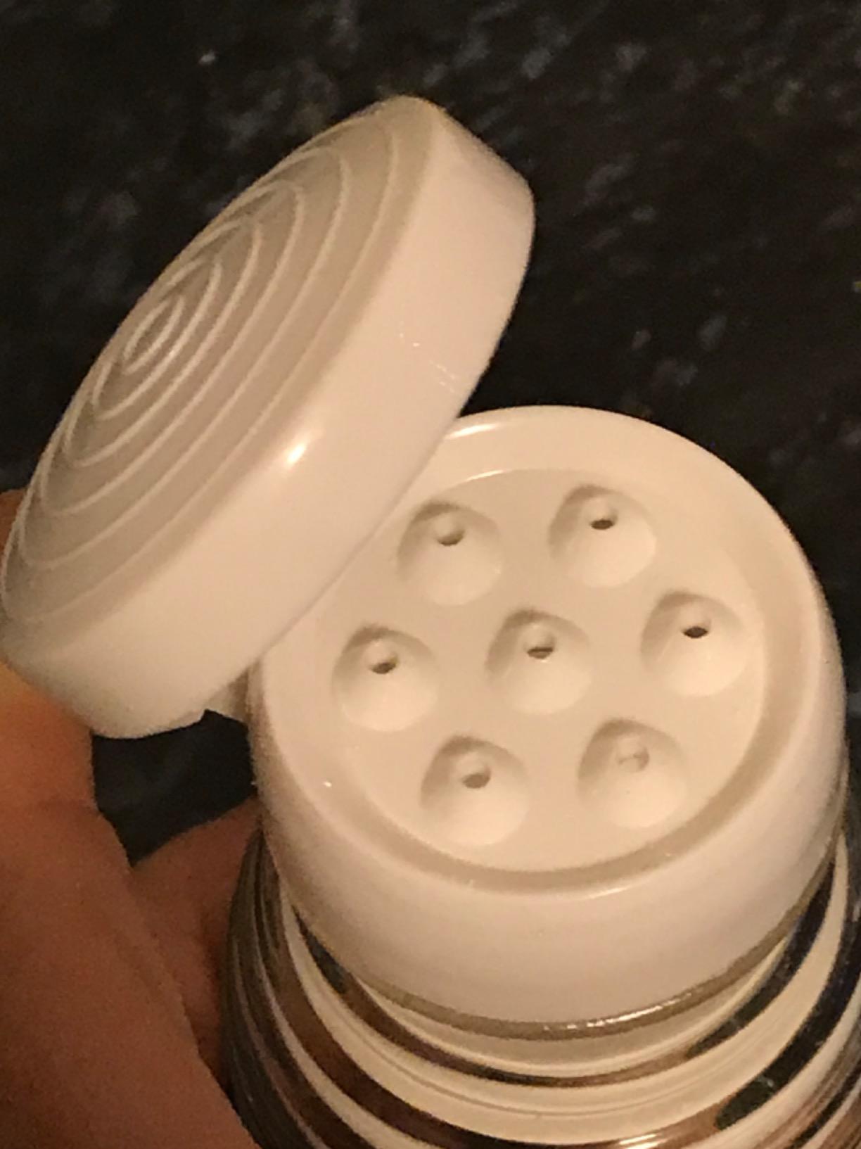 Moisture Proof Beehive Salt And Pepper Shakers | Black And White Hinged Flip Top | No Spill | No Clog | 2 OZ Set Of 2 - Customer Photo 1