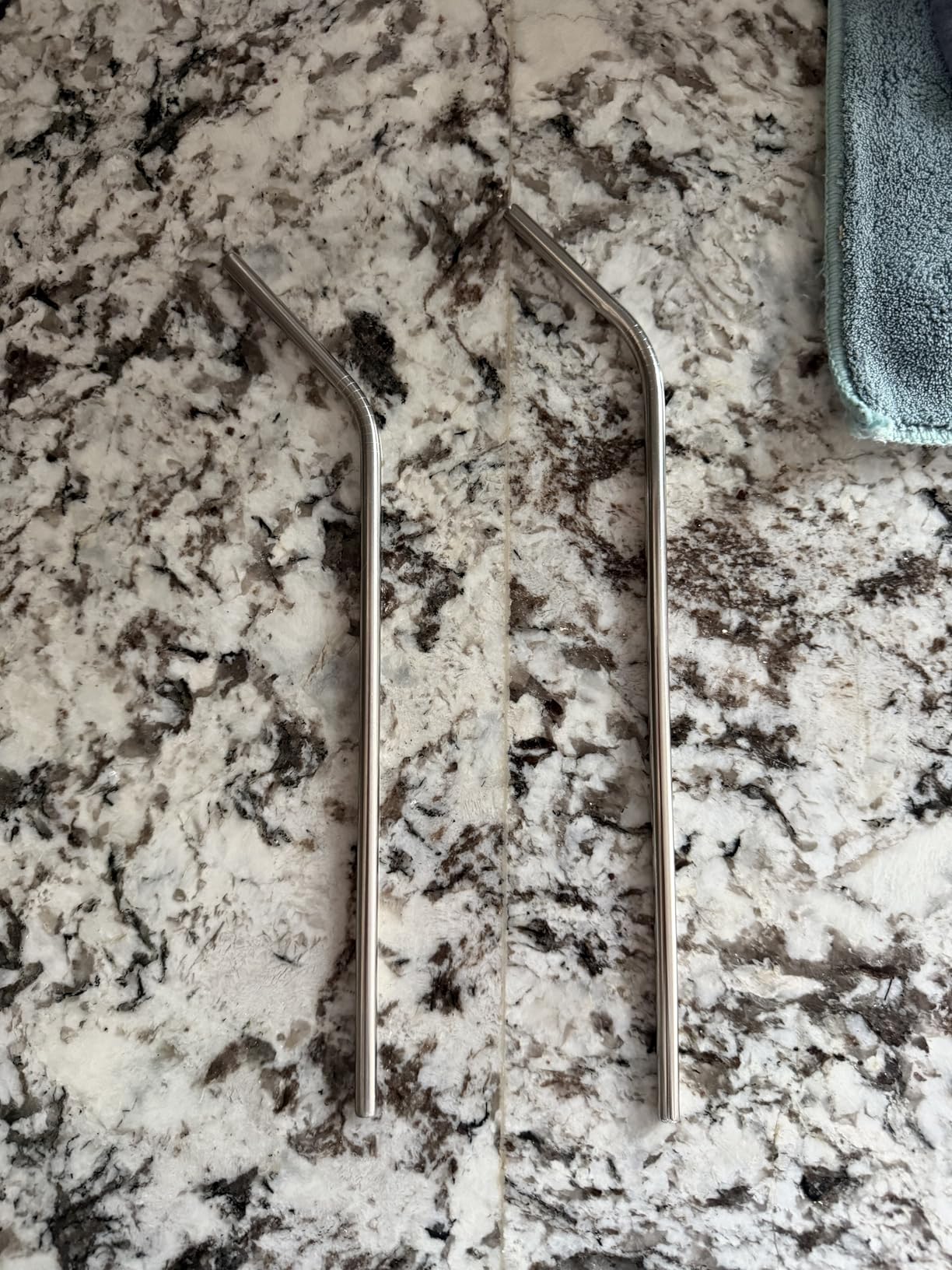 Set of 10 Stainless Steel Straws, HuaQi Straight Reusable Drinking Straws 10.5'' Long 0.24'' Dia for 30 oz Tumbler and 20 oz Tumbler, 2 Cleaning Brush Included (10 Straight Straw + 2 Brushes) - Customer Photo 2