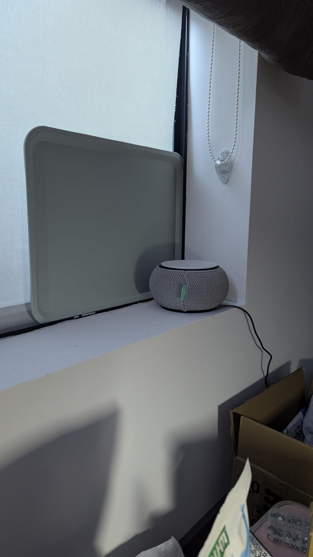 SNOOZ Smart White Noise Sound Machine - Real Fan Inside for Non-Looping White Noise, Sleep Aid for Adults, Travel, Sleeping, Bedroom, Portable, Baby Registry Essential - Cloud - Customer Photo 2