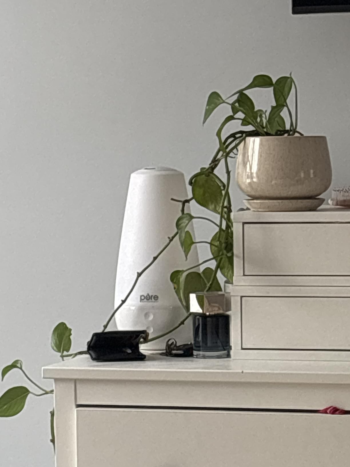 Pure Enrichment PureSpa XL 3-in-1 Cool Mist Humidifier, Essential Oil Diffuser & Mood Light - 2L Tank Provides Powerful Mist Coverage up to 350 sq ft in Bedroom, Office & Large Rooms - Customer Photo 1