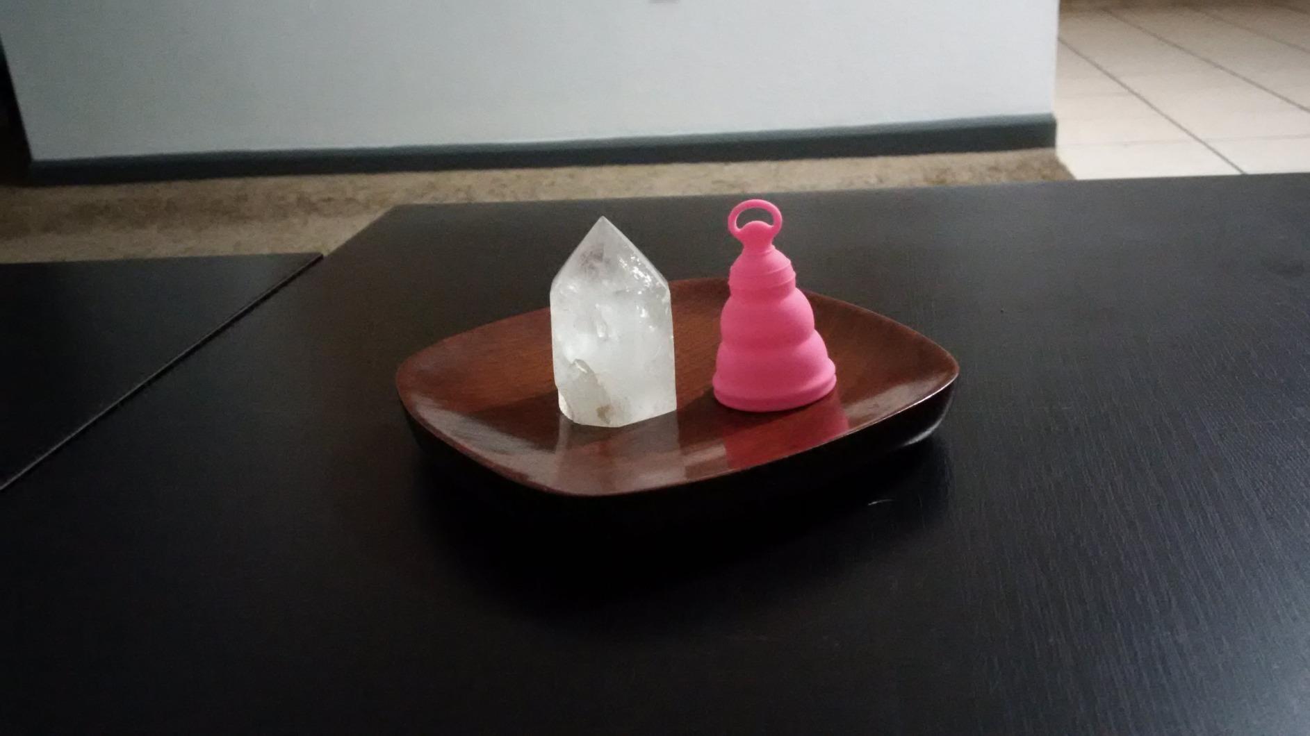 Intimina Lily Cup One – The Collapsible Menstrual Cup for Beginners, Teen Menstrual Cup, First Time User Customer Review Intimina Lily Cup One – The Collapsible Menstrual Cup for Beginners, Teen Menstrual Cup, First Time User - Customer Photo 2