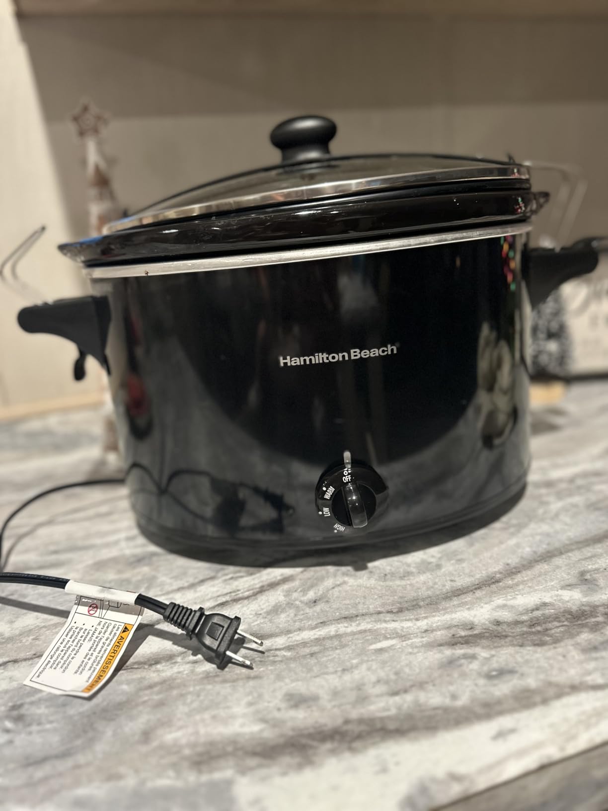 Hamilton Beach Slow Cooker, Extra Large 10 Quart, Stay or Go Portable With Lid Lock, Dishwasher Safe Crock, Black (33195) customer photo 2