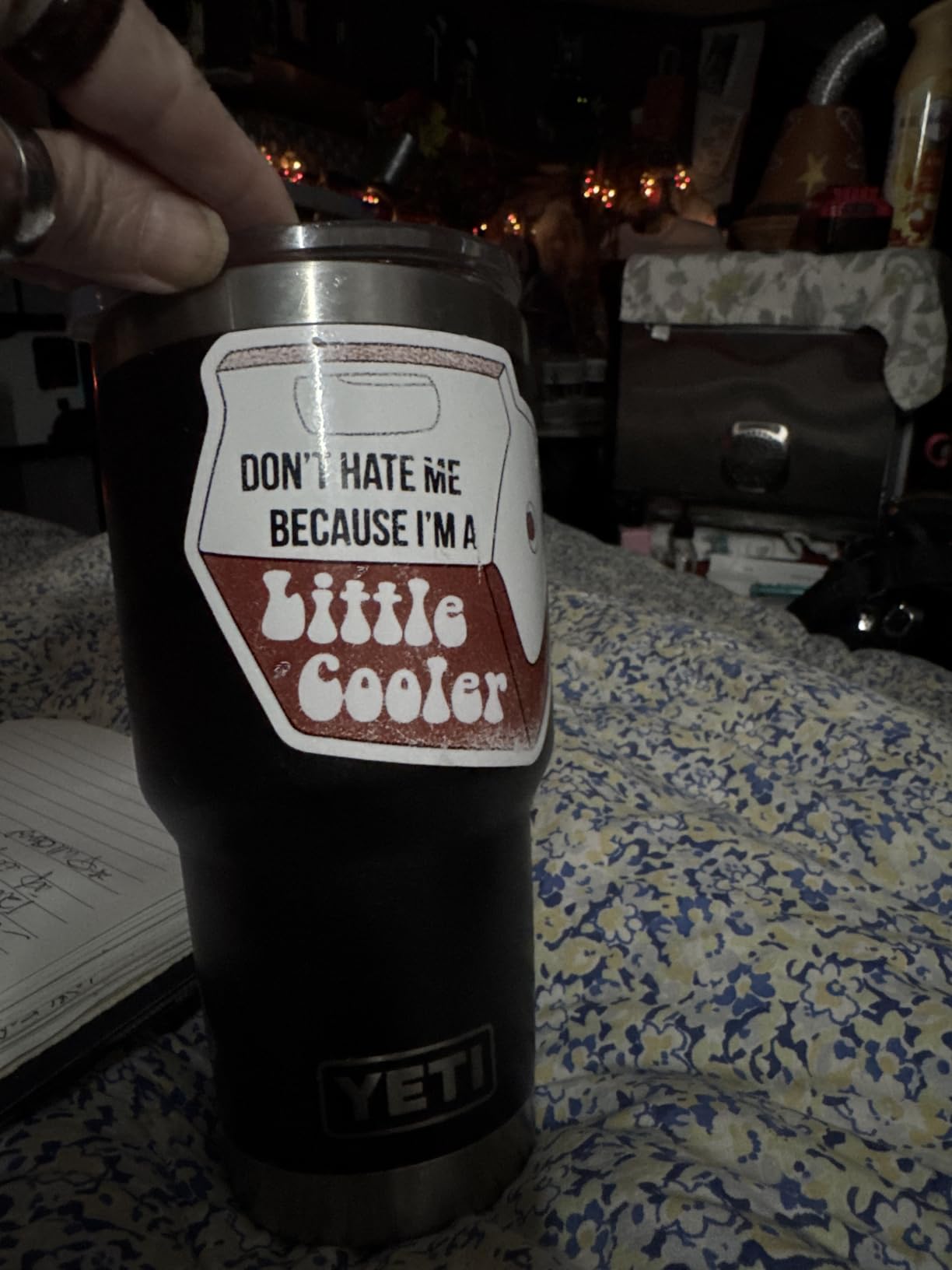 YETI Rambler 30 oz Stainless Steel Vacuum Insulated Tumbler w/MagSlider Lid, Navy - Customer Photo 2