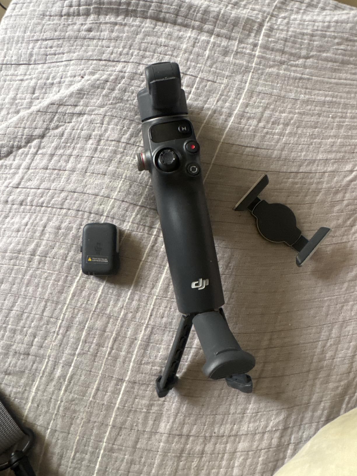 DJI Osmo Mobile 7P Gimbal Stabilizer for iPhone, Android, Native Tracking, Lighting, 3-Axis Phone Gimbal, Quick Launch, One-Tap Edit, Built-in Extension Rod & Tripod, 10hrs Use, Phone Charging customer photo 2
