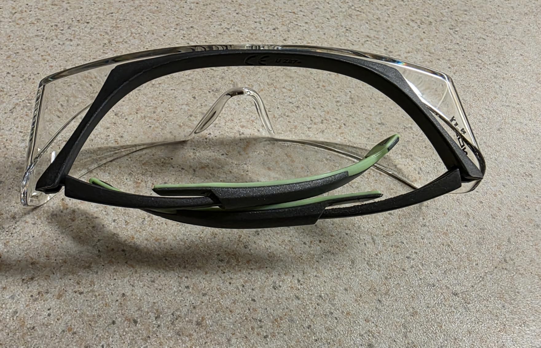 NoCry Safety Glasses Over Eyeglasses for Men and Women with Anti Scratch Lenses and Integrated Side Shields — Adjustable Temples with Anti-Slip Tips — 100% UV Protective Eyewear — ANSI Z87 Certified - Customer Photo 1