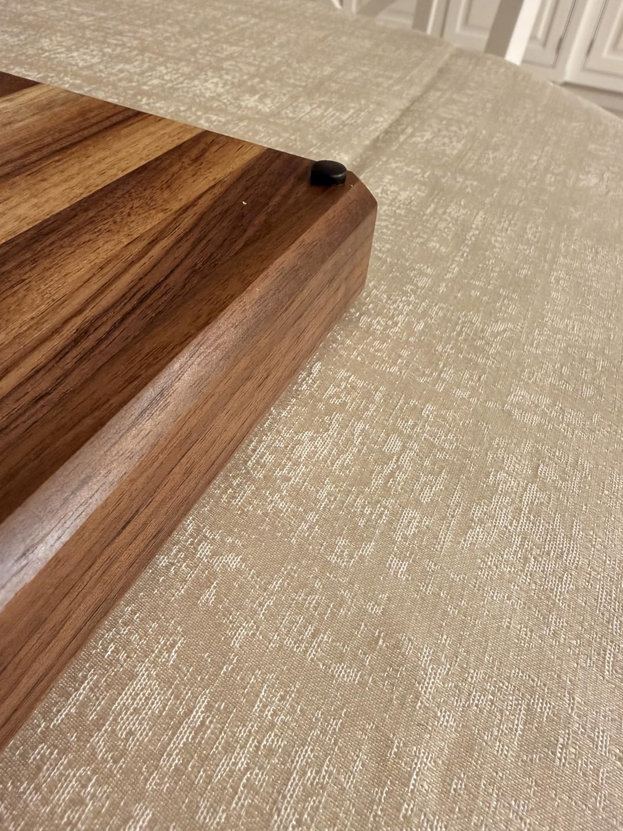 Sonder Los Angeles Motley Cutting Board Reversible Walnut, Cherry, and Maple Edge Grain - Customer Photo 1