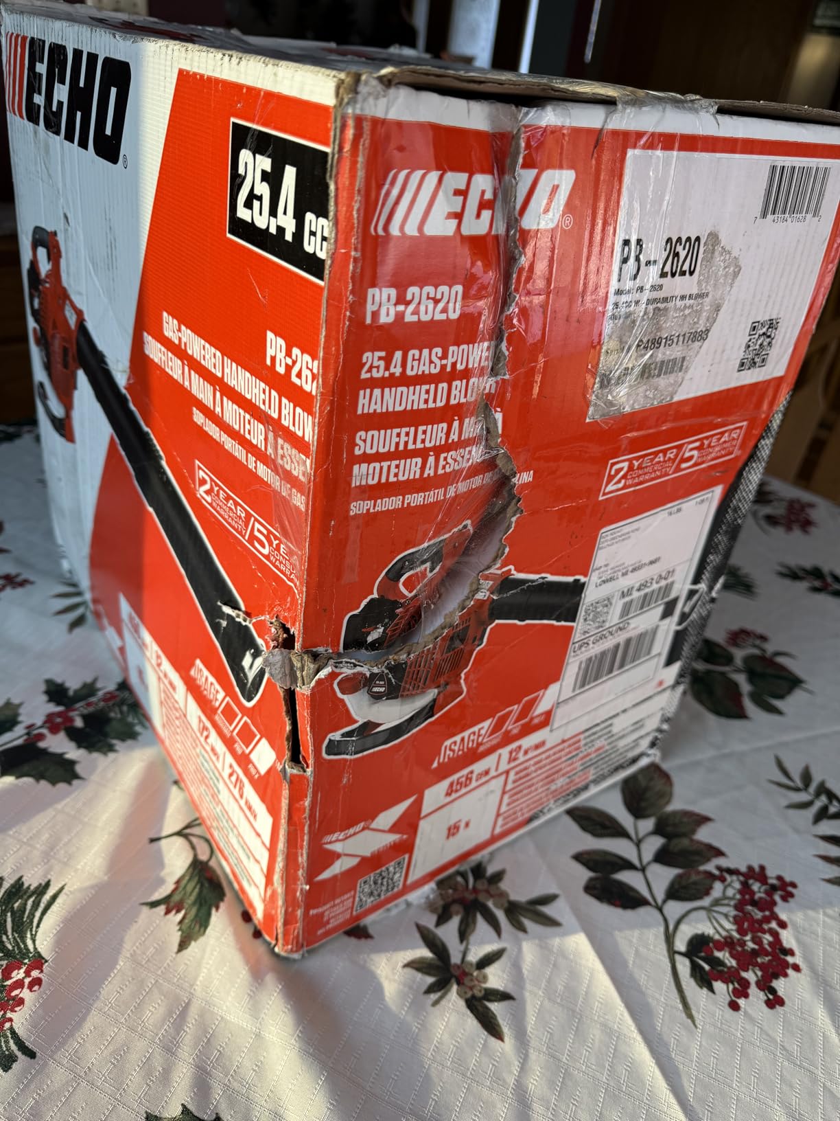 Echo 172 MPH 456 CFM 25.4 cc Gas 2-Stroke X Series Handheld Leaf Blower PB-2620 Customer Review Echo 172 MPH 456 CFM 25.4 cc Gas 2-Stroke X Series Handheld Leaf Blower PB-2620 - Customer Photo 2