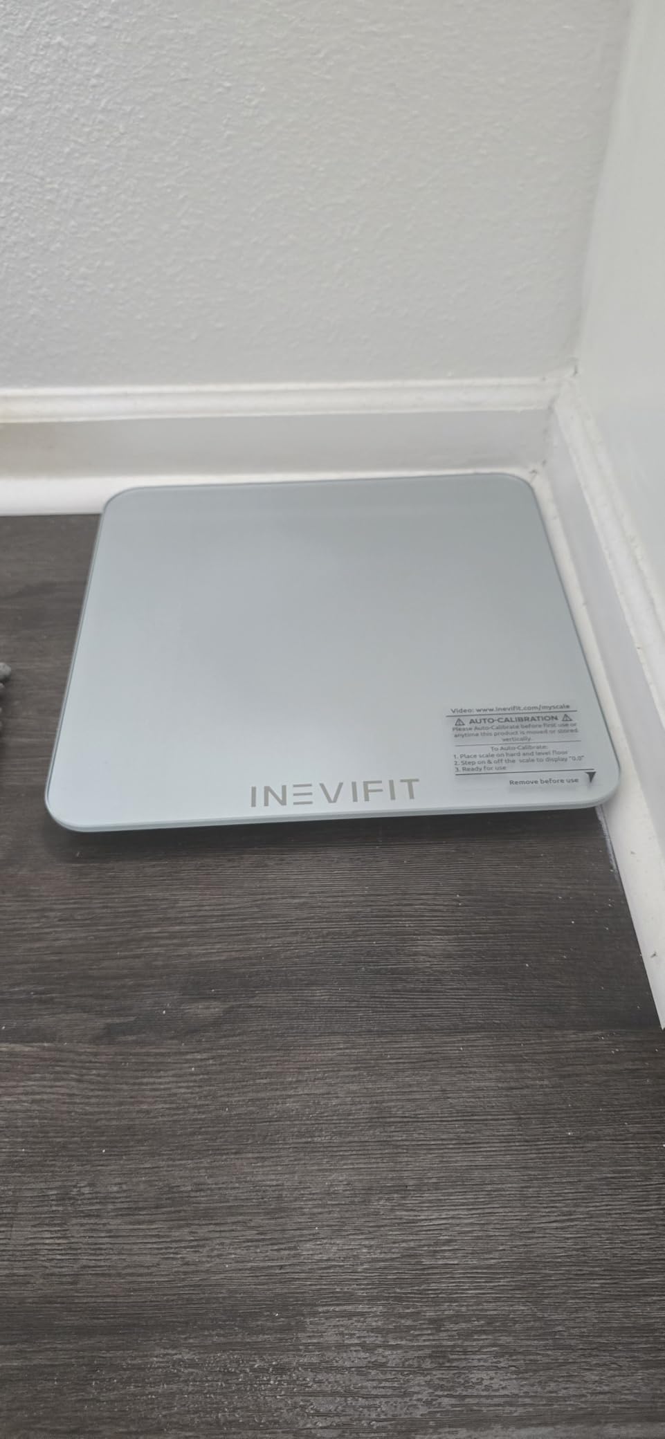 INEVIFIT Bathroom Scale, Highly Accurate Digital Bathroom Body Scale, Measures Weight up to 400 lbs. Includes Batteries - Customer Photo 1