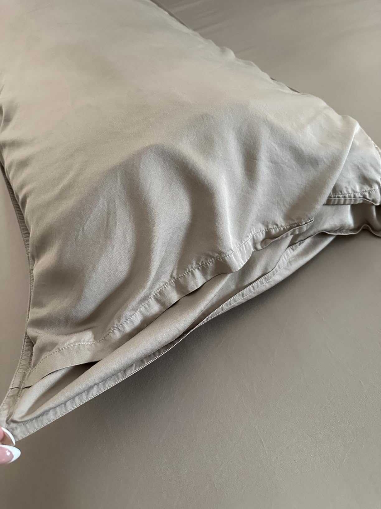 King Sheets by Pure Bamboo, Genuine 100% Organic Viscose Derived from Bamboo Bed Sheet Set, Soft & Cooling, Double Stitching, 2 Year Quality Promise (King, White) Customer Review King Sheets by Pure Bamboo, Genuine 100% Organic Viscose Derived from Bamboo Bed Sheet Set, Soft & Cooling, Double Stitching, 2 Year Quality Promise (King, White) - Customer Photo 1