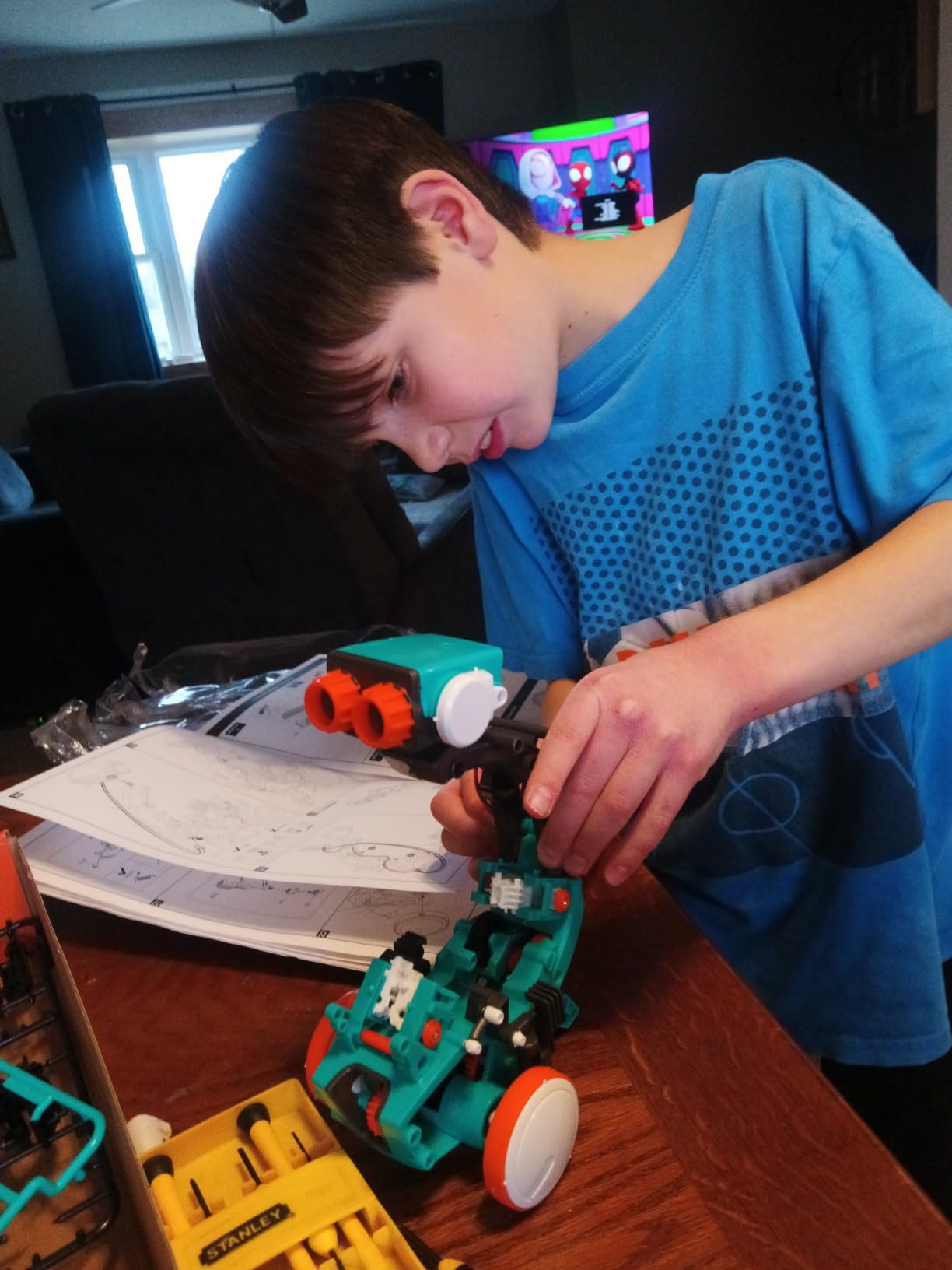 Teach Tech Mech 5 - Mechanical Coding Robot with Coding Wheel - Ages 10+ customer photo 2