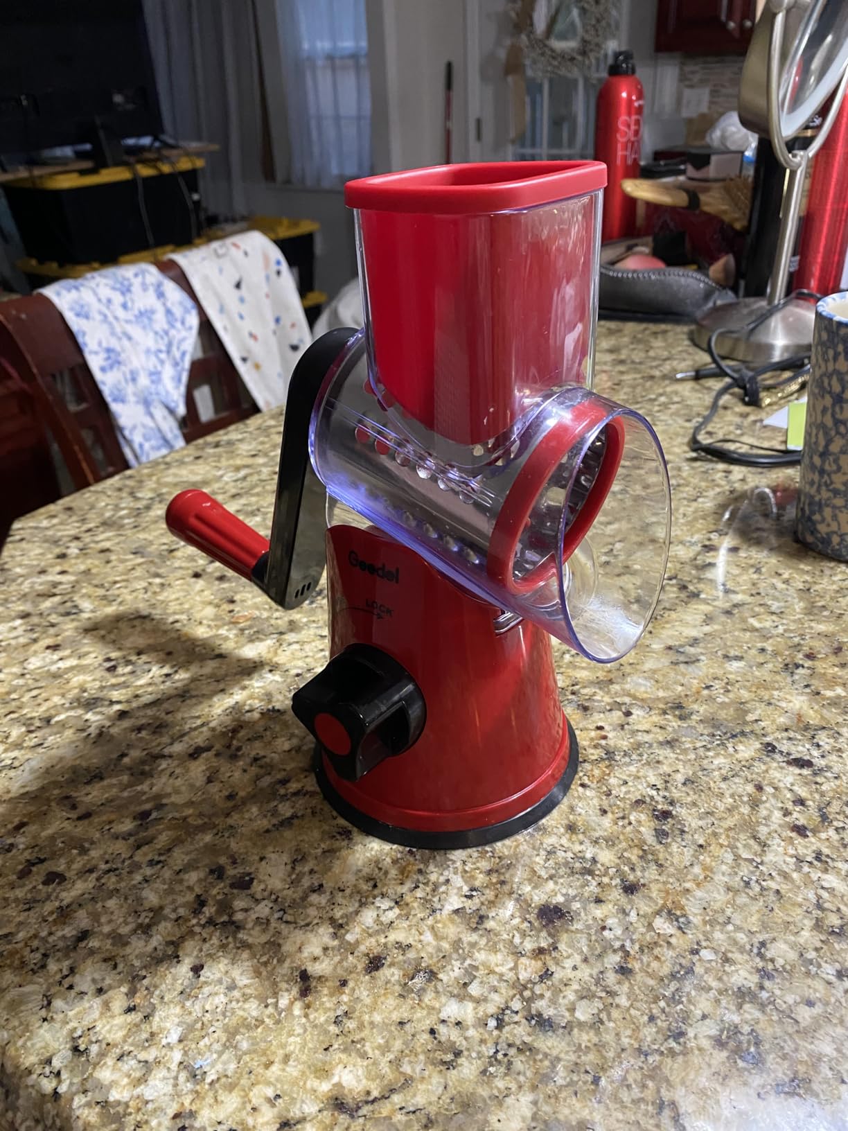 Geedel Rotary Cheese Grater Customer Review Geedel Rotary Cheese Grater - Customer Photo 1