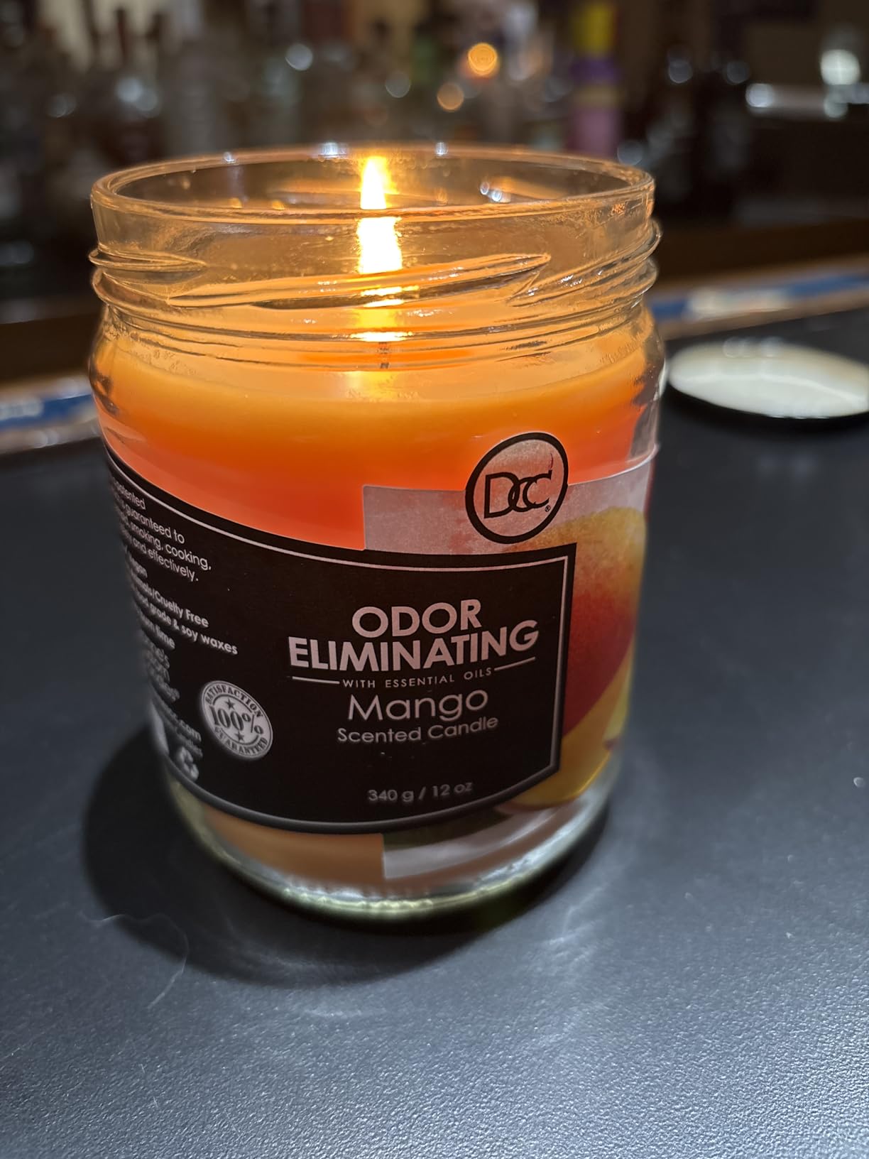 Vanilla Bean Odor Eliminating Highly Fragranced Candle - Eliminates 95% of Pet, Smoke, Food, and Other Smells Quickly - Up to 80 Hour Burn time - 12 Ounce Premium Soy Blend Customer Review Vanilla Bean Odor Eliminating Highly Fragranced Candle - Eliminates 95% of Pet, Smoke, Food, and Other Smells Quickly - Up to 80 Hour Burn time - 12 Ounce Premium Soy Blend - Customer Photo 1