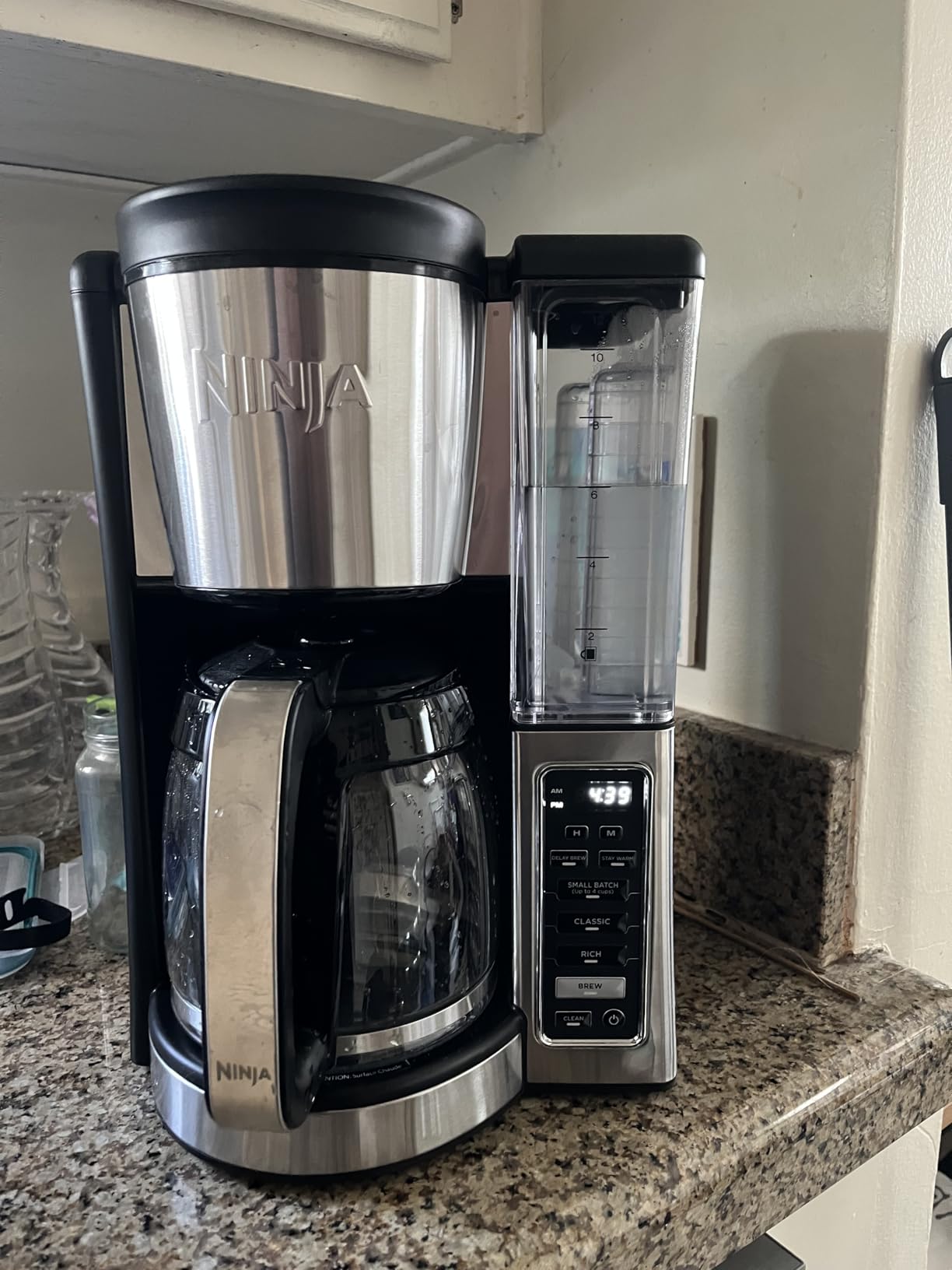 Ninja 12-Cup Programmable Coffee Brewer, 2 Brew Styles, Adjustable Warm Plate, 60oz Water Reservoir, Delay Brew - Black/Stainless Steel customer photo 1