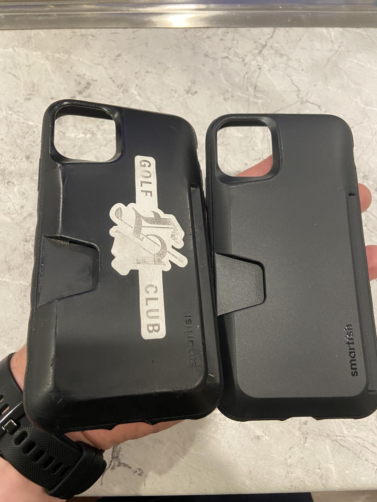 Smartish iPhone 11 Wallet Case - Wallet Slayer Vol. 1 [Slim + Protective] Credit Card Holder - Drop Tested Hidden Card Slot Cover - Customer Photo 1