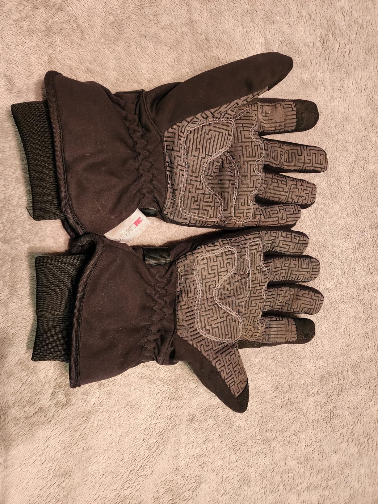 MOREOK Waterproof & Windproof -30°F Winter Gloves for Men/Women, 3M Thinsulate Thermal Gloves Touch Screen Warm Gloves for Skiing,Cycling,Motorcycle,Running - Customer Photo 1