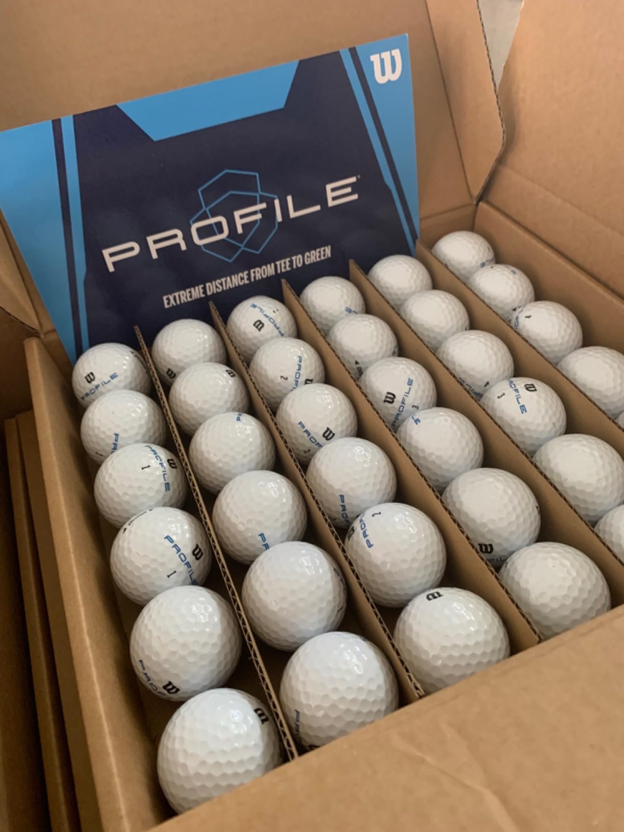 Wilson Profile Distance Golf Ball 36 Pack customer photo 2