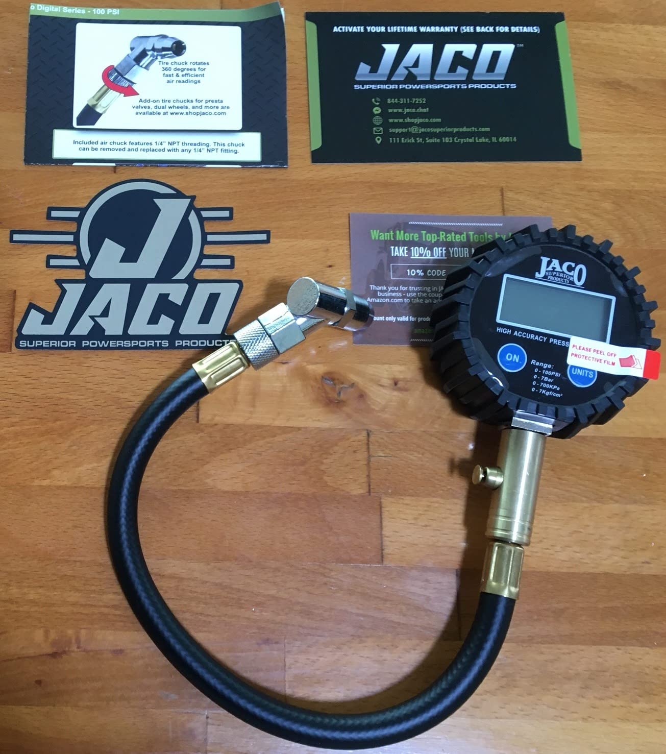 JACO ElitePro Digital Tire Pressure Gauge - Professional Accuracy - 100 PSI Customer Review JACO ElitePro Digital Tire Pressure Gauge - Professional Accuracy - 100 PSI - Customer Photo 1