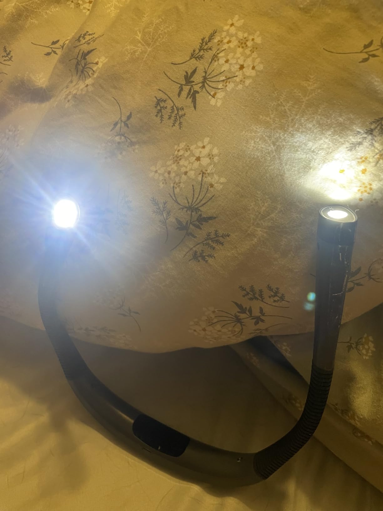 Glocusent Book Light, 3-Color & 6-Brightness Reading Light, Bendable Neck Light, 80-hr Lasting Rechargeable Book Light, Perfect Reading Lights for Books in Bed, Knitting, Repairing, Book Lovers Gifts - Customer Photo 1