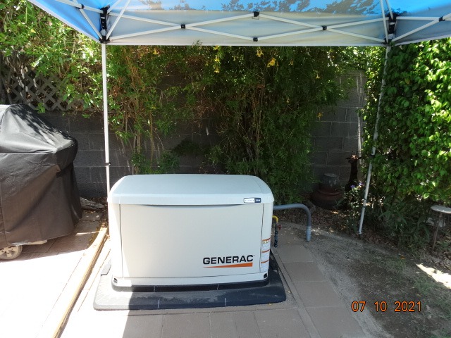 Generac Guardian 10kW Home Standby Generator with 100 Amp Transfer Switch customer photo 1
