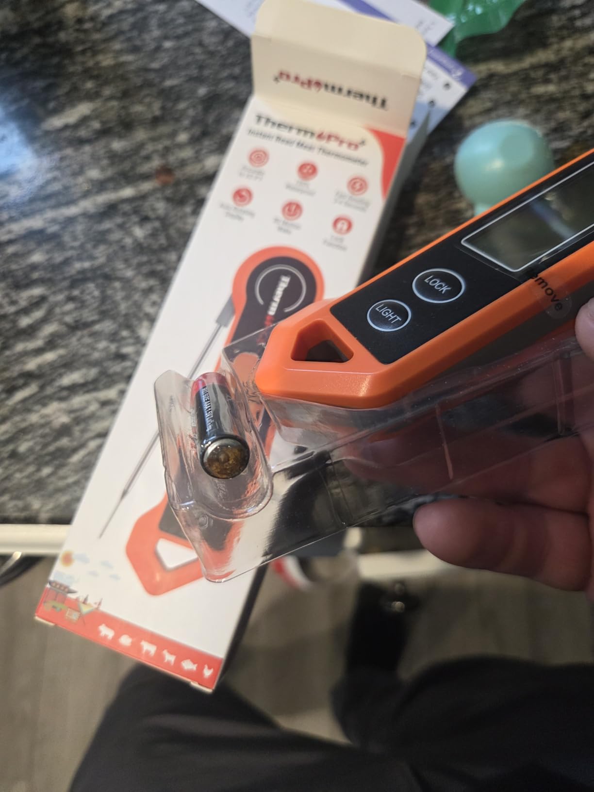 TempPro TP19H Digital Meat Thermometer for Cooking with Ambidextrous Backlit and Motion Sensing Kitchen Cooking Food Thermometer for BBQ Grill Smoker Oil Fry Candy Instant Read (Previously ThermoPro) - Customer Photo 5