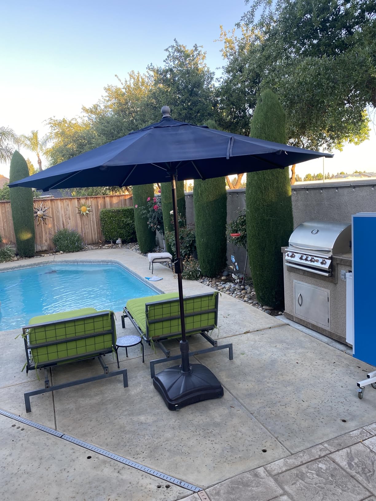 EliteShade USA 10-Year-Non-Fading 9Ft Market Umbrella Patio Umbrella Outdoor Table Umbrella with Ventilation, Heather Beige - Customer Photo 1