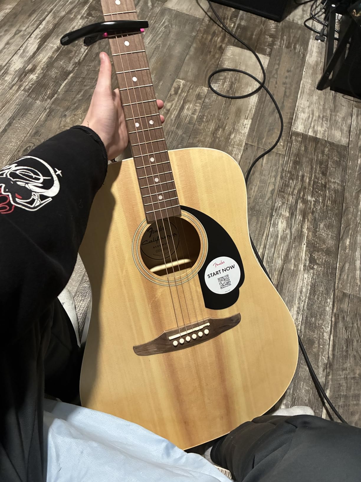 Fender California Debut Redondo Series Acoustic Guitar, Beginner Guitar, 2-Year Warranty, Natural Customer Review Fender California Debut Redondo Series Acoustic Guitar, Beginner Guitar, 2-Year Warranty, Natural - Customer Photo 1