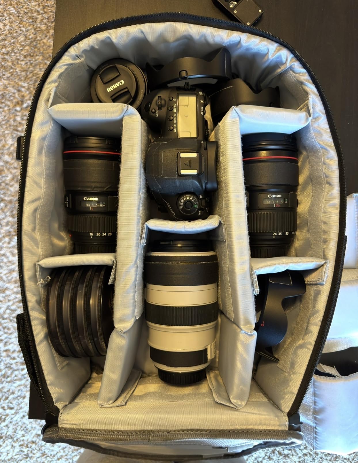 MOSISO Camera Backpack, DSLR/SLR/Mirrorless Photography Camera Bag 15-16 inch Waterproof Hardshell Case with Tripod Holder&Laptop Compartment Compatible with Canon/Nikon/Sony, Black customer photo 1