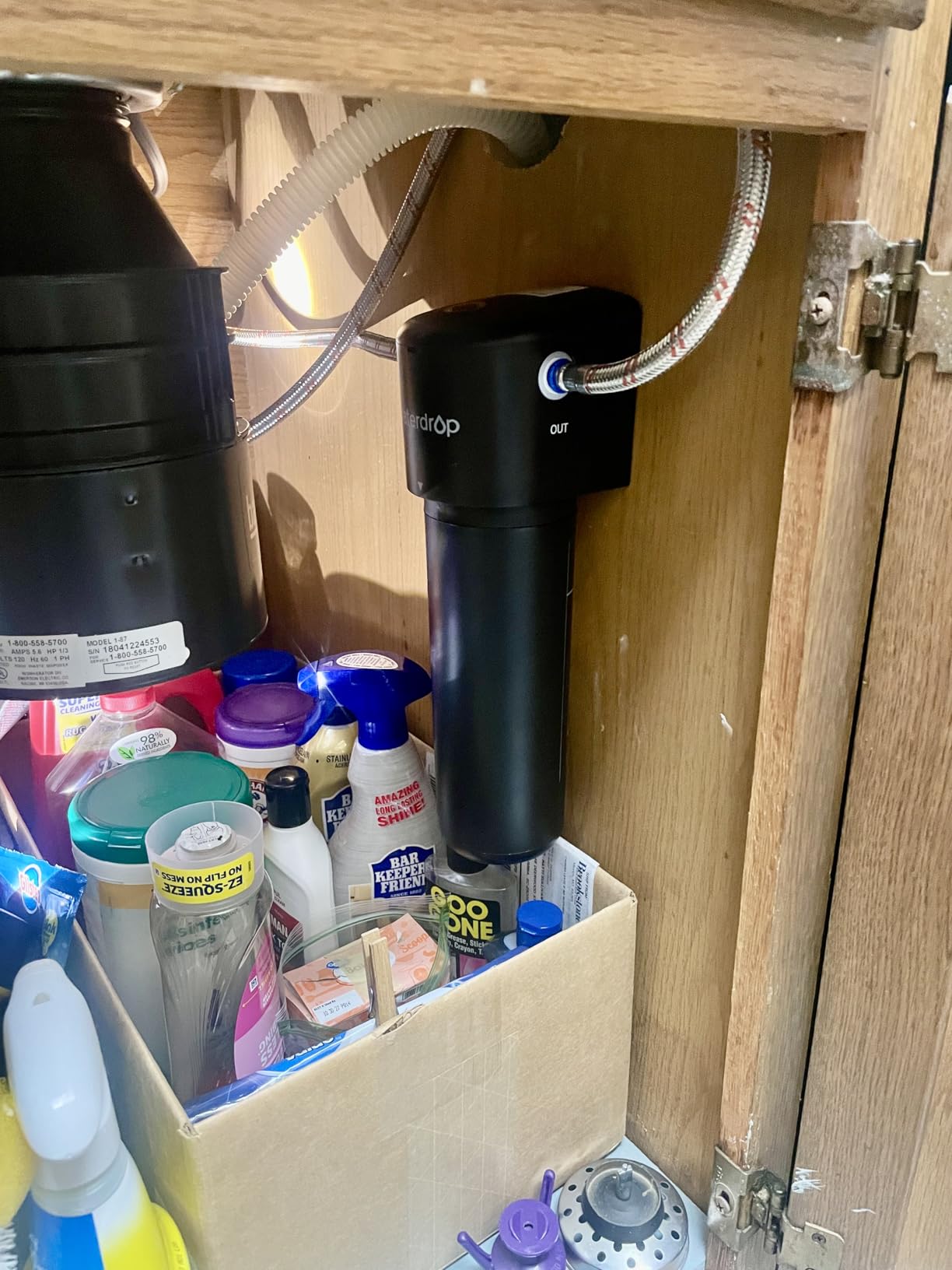 Waterdrop 10UA Under Sink Water Filter System, Reduces PFAS, PFOA/PFOS, Lead, Chlorine, Bad Taste & Odor, Under Counter Water Filter Direct Connect to Kitchen Faucet, NSF/ANSI 42 Certified, 1 Year - Customer Photo 2