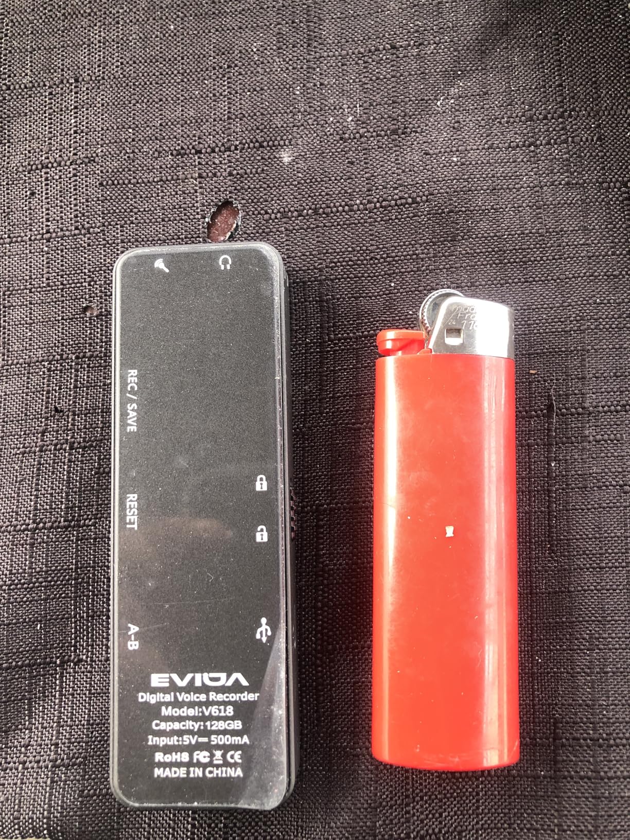 128GB Digital Voice Recorder for Lectures Meetings - EVIDA 9296 Hours Voice Activated Recording Device Audio Recorder with Playback,Password - Customer Photo 2
