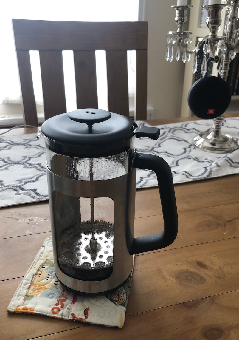 OXO Brew Stainless Steel French Press Coffee Maker – 32oz Customer Review OXO Brew Stainless Steel French Press Coffee Maker – 32oz - Customer Photo 2