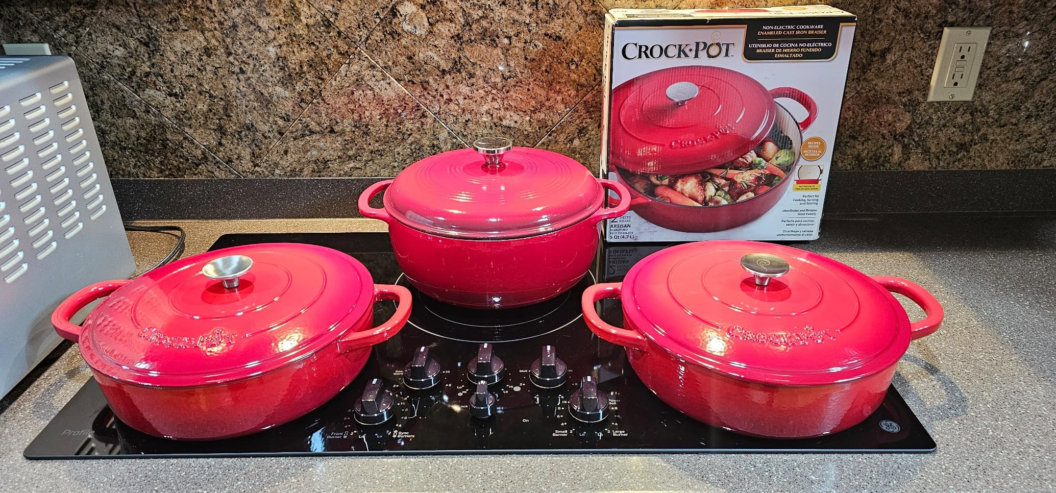 Crock Pot Artisan Enameled Cast Iron Braiser W/Lid, 5-Quart, Pistachio - Customer Photo 1