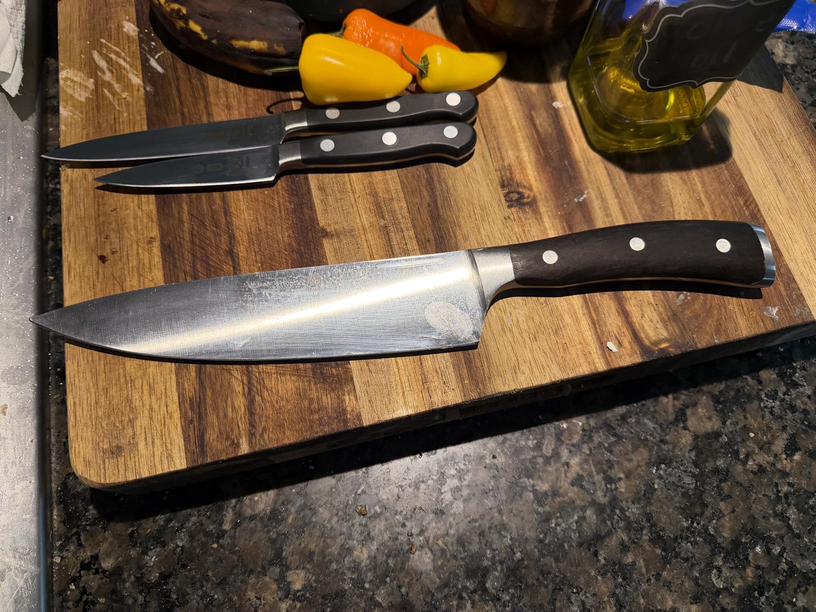WÜSTHOF Classic IKON 8-Inch Chef's Knife, Black Customer Review WÜSTHOF Classic IKON 8-Inch Chef's Knife, Black - Customer Photo 1