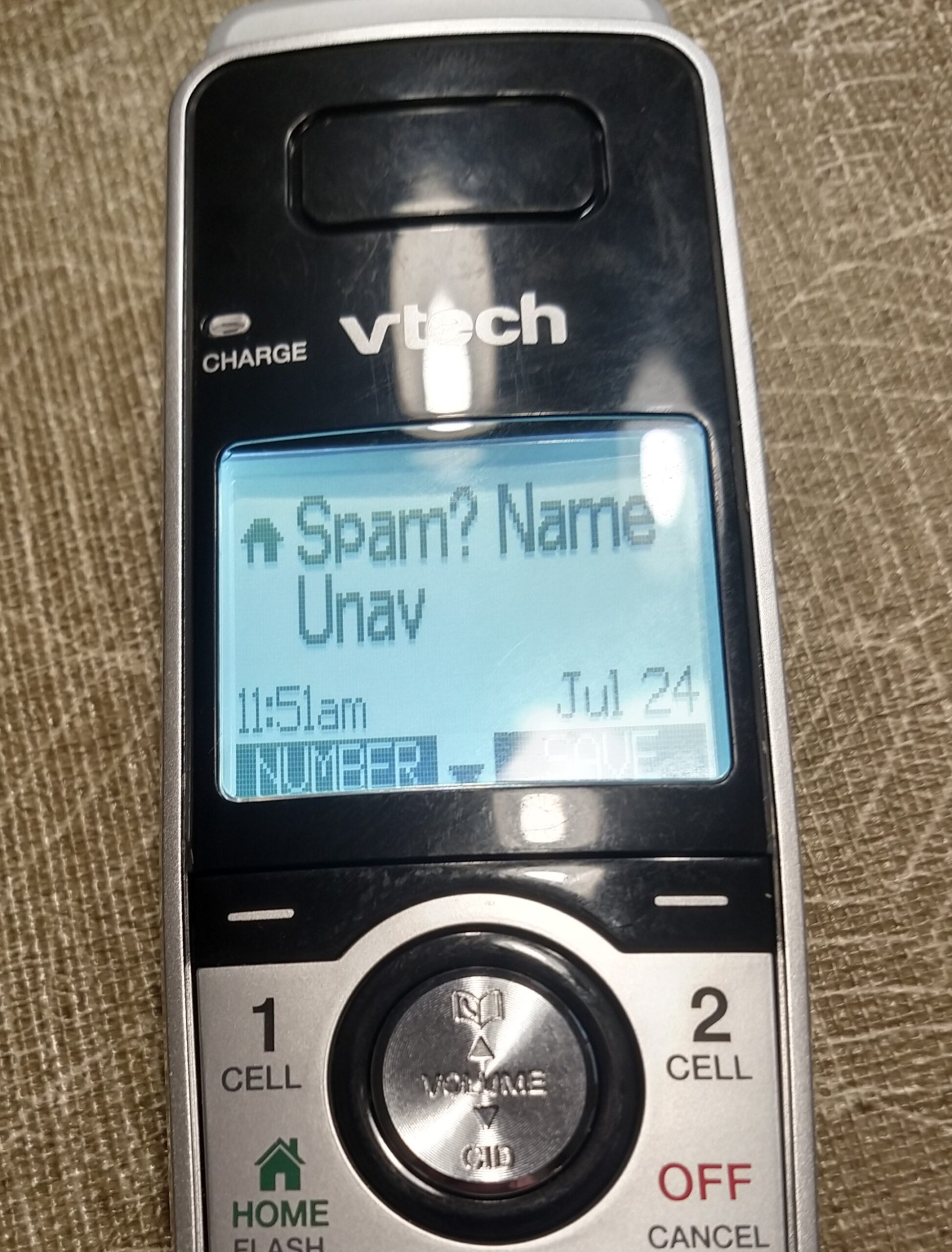 VTech IS8151-4 Super Long Range 4 Handset Cordless Phone for Home with Answering Machine, 2300 ft Range, Call Blocking, Bluetooth, Headset Jack, Power Backup, Expandable to 12 HS, Silver/Black Customer Review VTech IS8151-4 Super Long Range 4 Handset Cordless Phone for Home with Answering Machine, 2300 ft Range, Call Blocking, Bluetooth, Headset Jack, Power Backup, Expandable to 12 HS, Silver/Black - Customer Photo 2