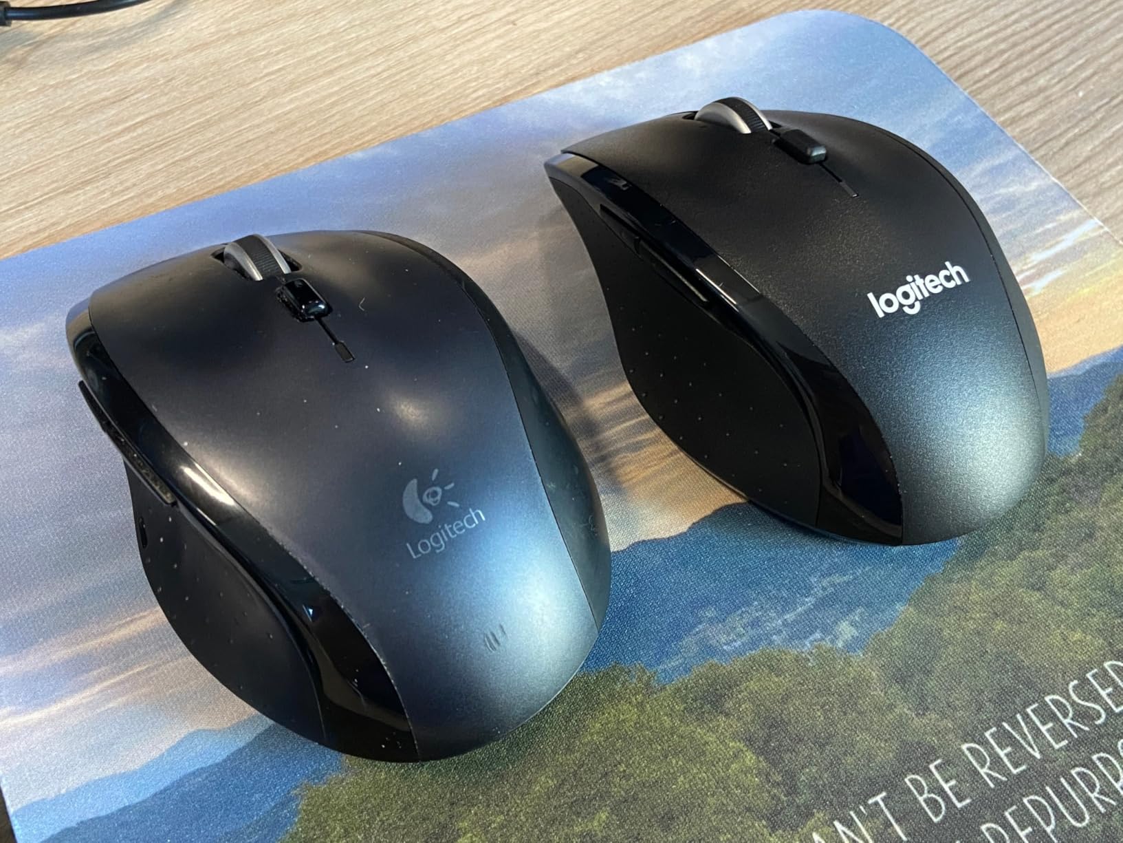 Logitech M705 Marathon Wireless Mouse, Gaming Mouse Wireless, 2.4 GHz USB-A Receiver, 5-Programmable Buttons, 3-Year Battery, PC, Mac, Laptop, Chromebook - Black - Customer Photo 2