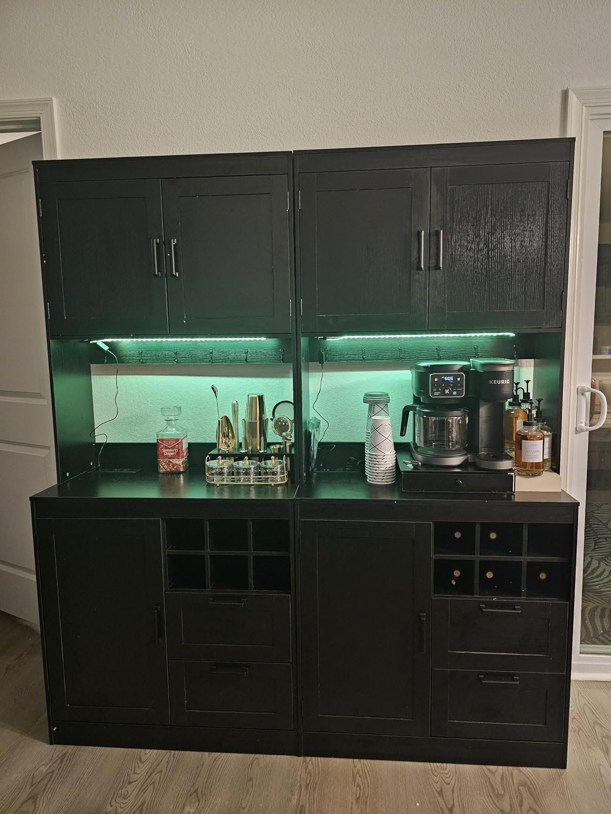 Highball & Chaser 13-Piece Gunmetal Black Stainless Steel Boston Cocktail Shaker Bar Tool Set with Mixology Bartender Kit Accessories - Customer Photo 1