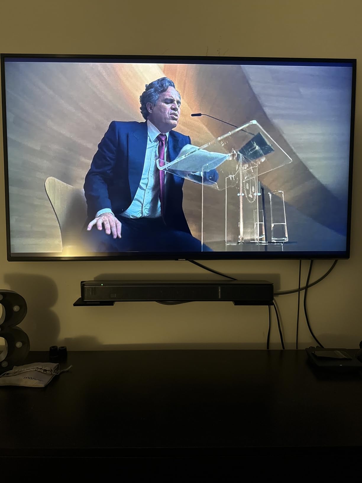 Bose TV Speaker - Soundbar for TV with Bluetooth and HDMI-ARC Connectivity, All-in-One Compact Soundbar, Includes Remote Control, Black customer photo 2