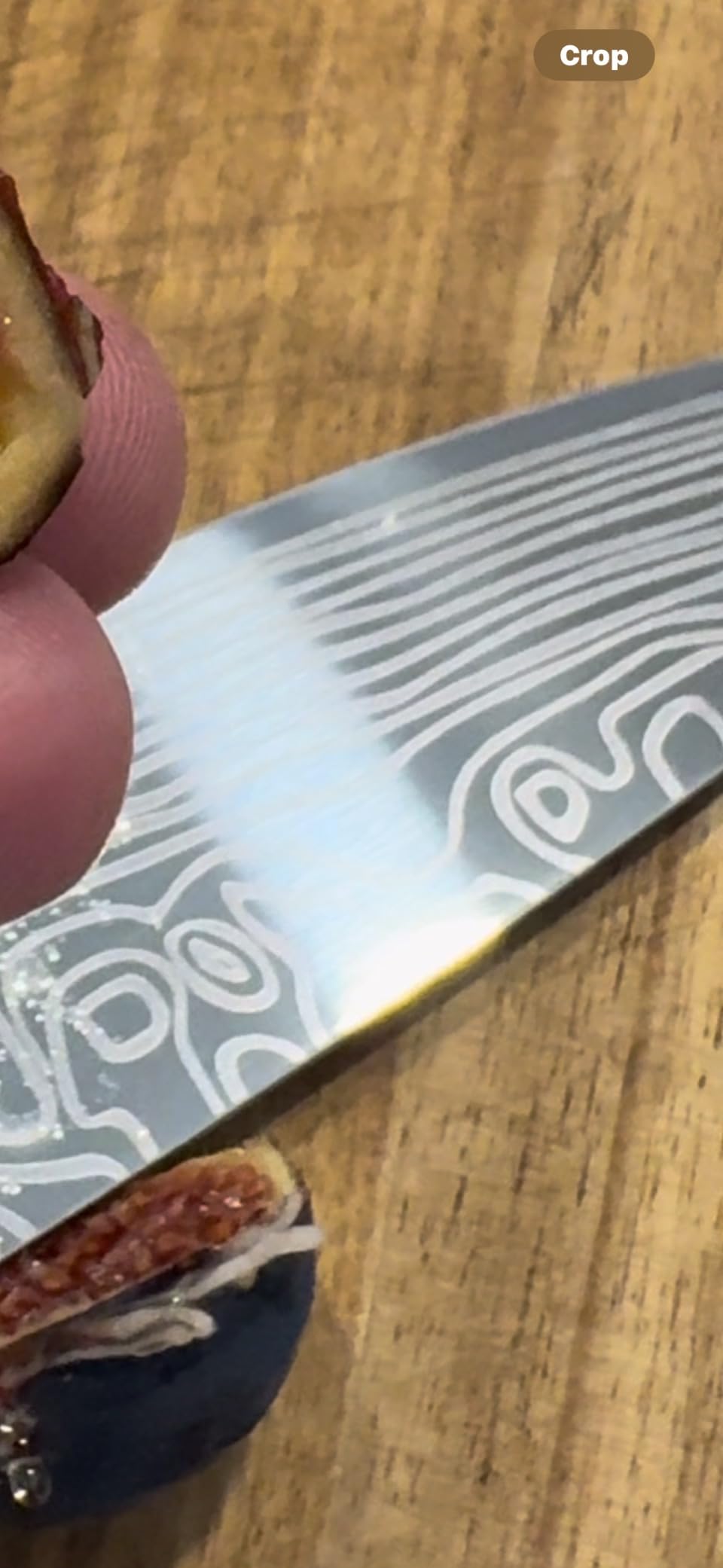 MOSFiATA 7-Inch Nakiri Chef's Knife with Finger Guard - German High Carbon Stainless Steel EN1.4116 Vegetable Knife Customer Review MOSFiATA 7-Inch Nakiri Chef's Knife with Finger Guard - German High Carbon Stainless Steel EN1.4116 Vegetable Knife - Customer Photo 4