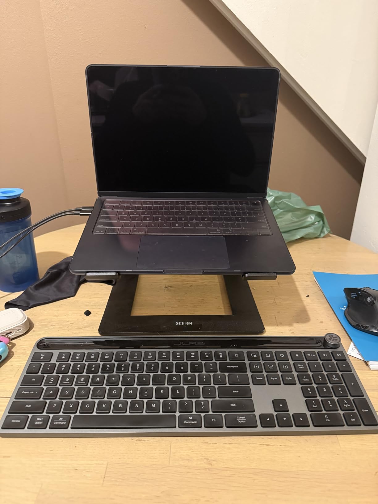 BESIGN LS03 Aluminum Laptop Stand, Ergonomic Detachable Computer Stand, Notebook Riser Compatible with Air, Pro, Dell, HP, Lenovo More 10-15.6