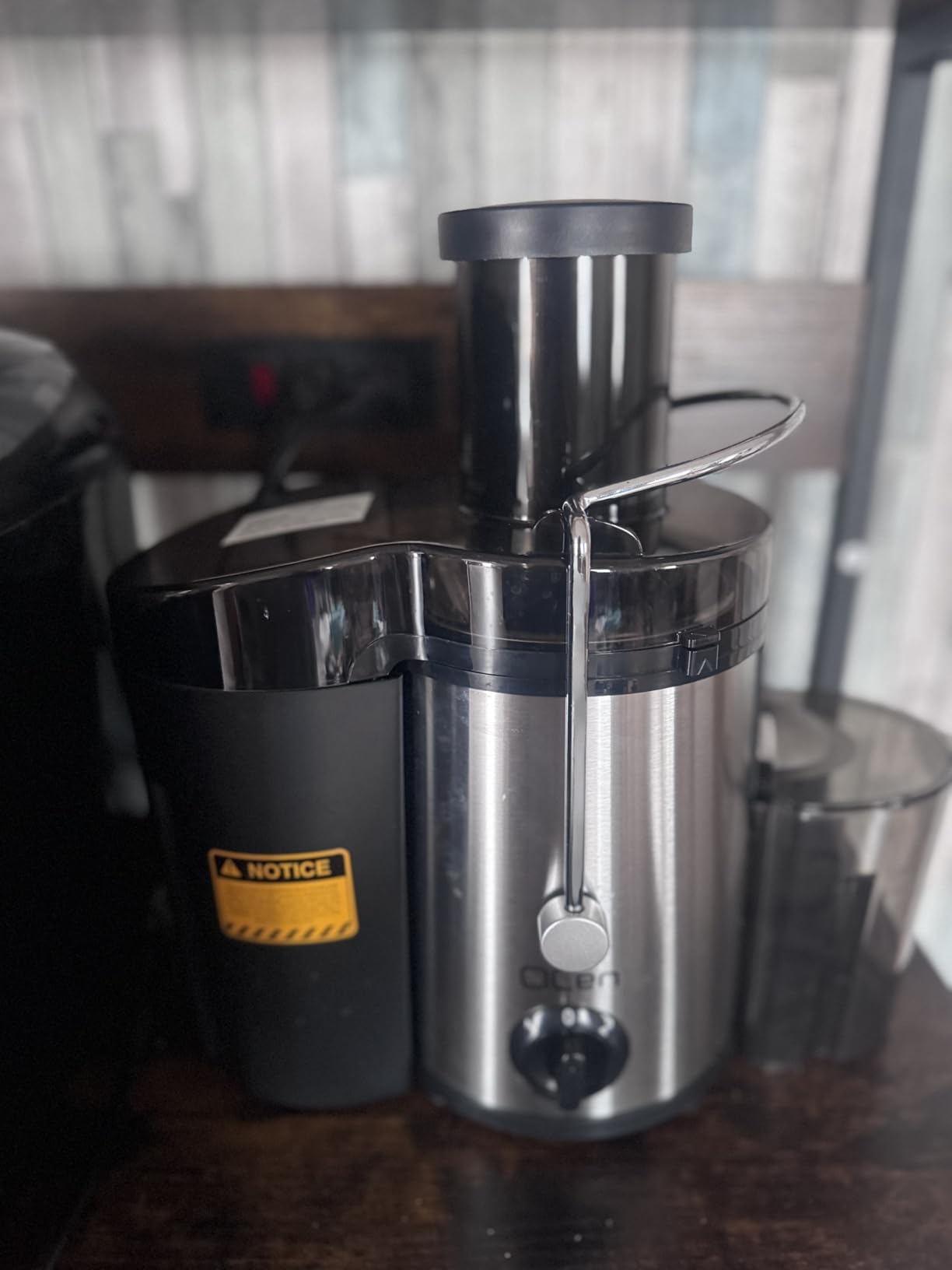 Qcen Juicer Machine, 500W Centrifugal Juicer Extractor with Wide Mouth 3