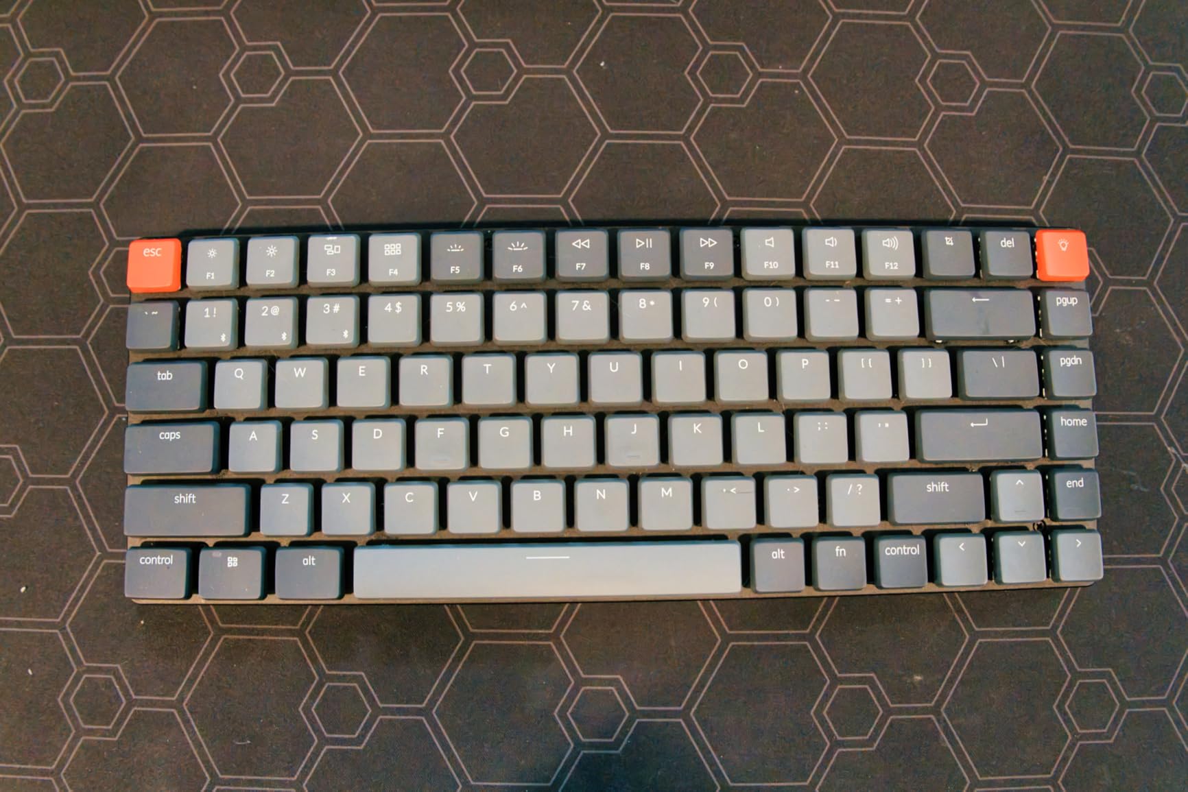 Keychron K3 Version 2, 84 Keys Ultra-Slim Wireless Bluetooth/USB Wired Mechanical Keyboard with White LED Backlit, Low-Profile Keychron Mechanical Brown Switch Compatible with Mac Windows - Customer Photo 1
