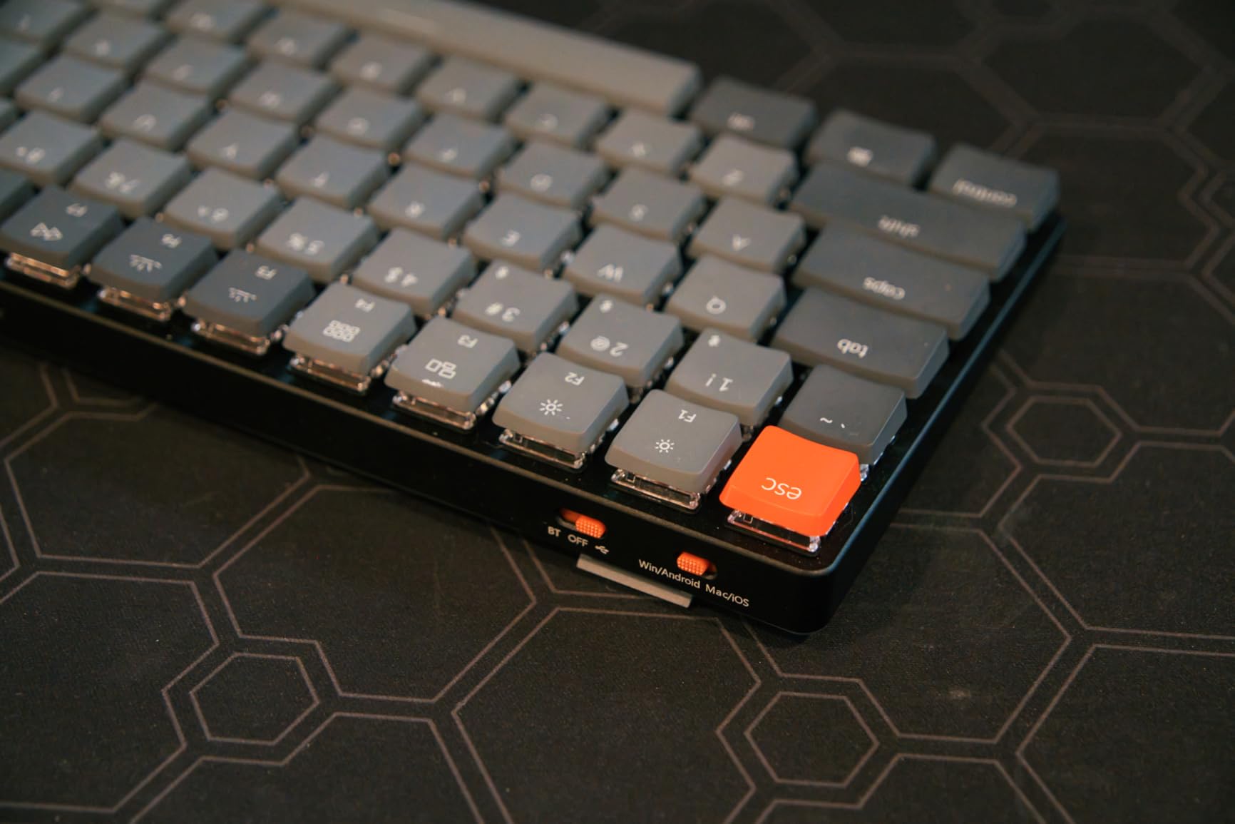 Keychron K3 Version 2, 84 Keys Ultra-Slim Wireless Bluetooth/USB Wired Mechanical Keyboard with White LED Backlit, Low-Profile Keychron Mechanical Brown Switch Compatible with Mac Windows - Customer Photo 2