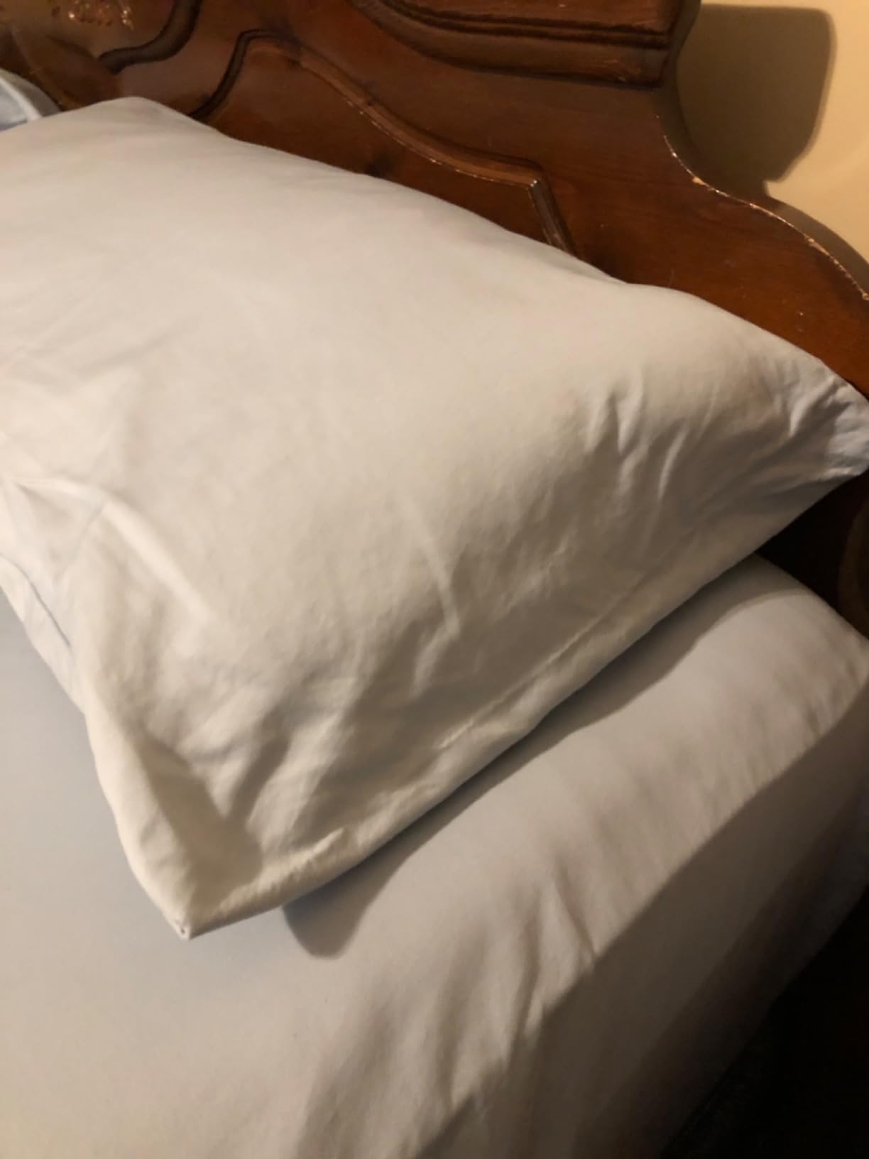 California Design Den King Size Sheets Set - 1000 Thread Count Sateen, Thick and Natural 100% Cotton King Bed Sheets, Deep Pockets, Durable Bedding Set - White Customer Review California Design Den King Size Sheets Set - 1000 Thread Count Sateen, Thick and Natural 100% Cotton King Bed Sheets, Deep Pockets, Durable Bedding Set - White - Customer Photo 2